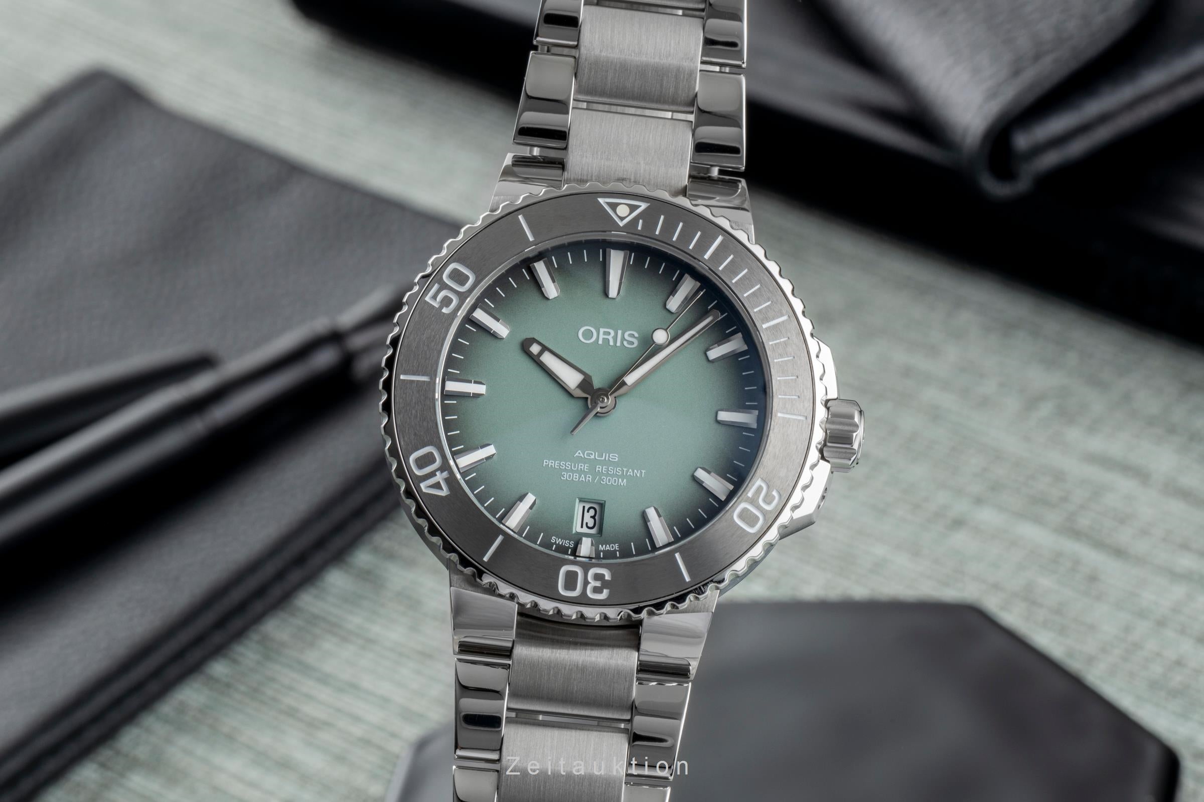 Oris Aquis Date steel automatic Kal. 733 Ref. 01 733 7732 4137