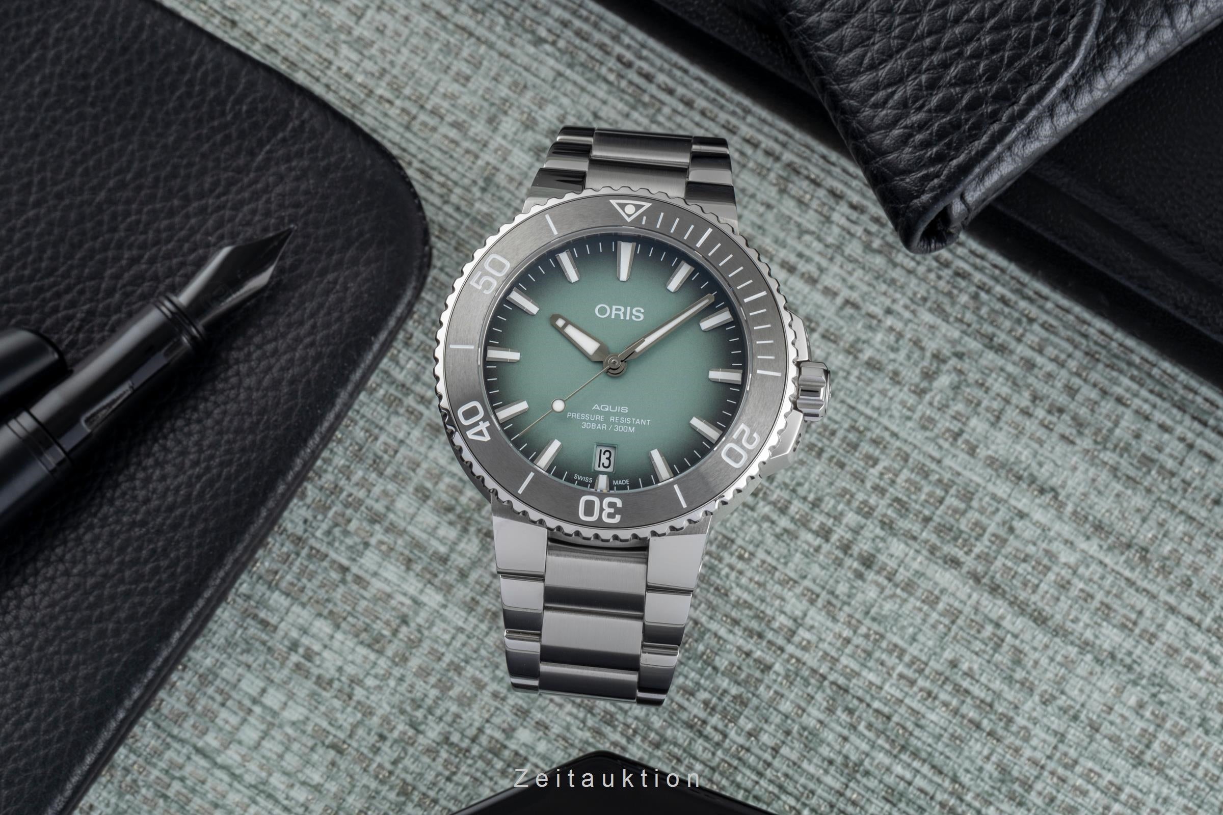 Oris Aquis Date steel automatic men's watch 01 733 7732 4137  [2505162]