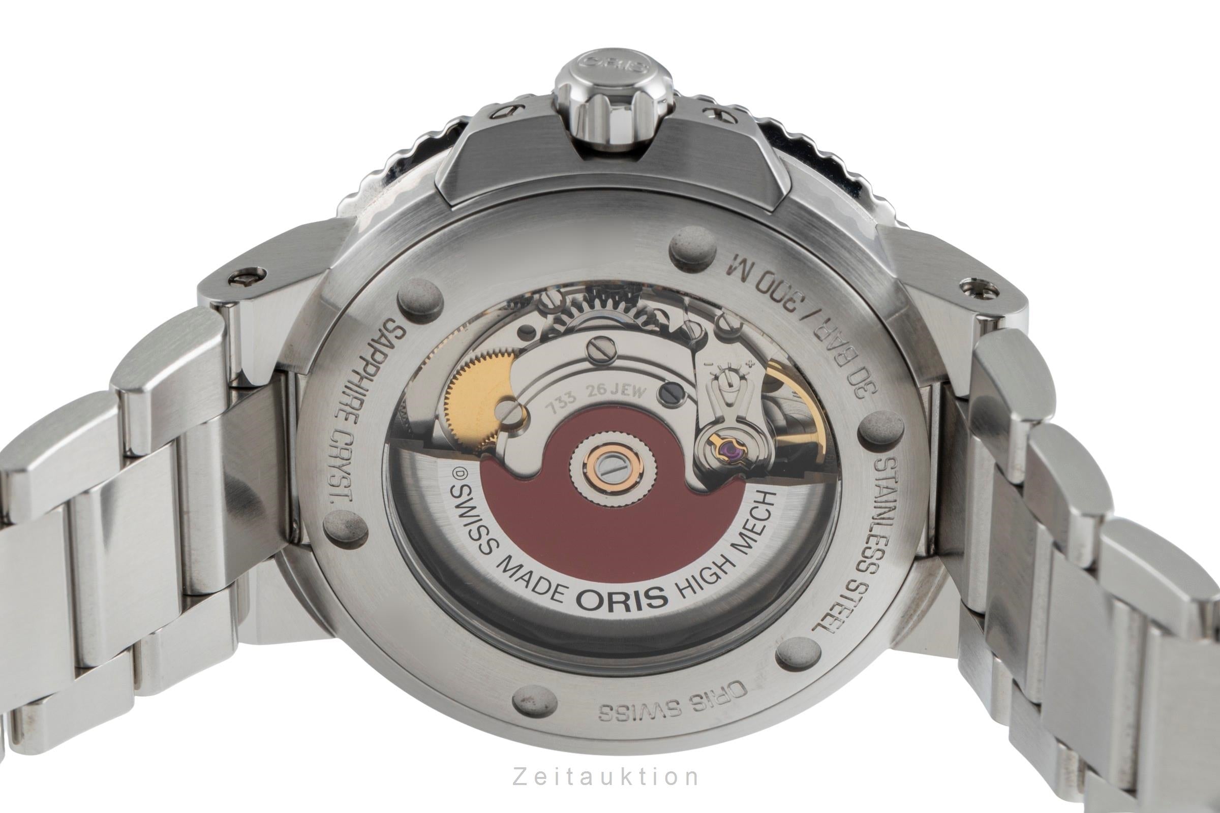 ディクソニア Oris Aquis Date steel automatic Kal. 733 Ref. 01 733 7732 4137