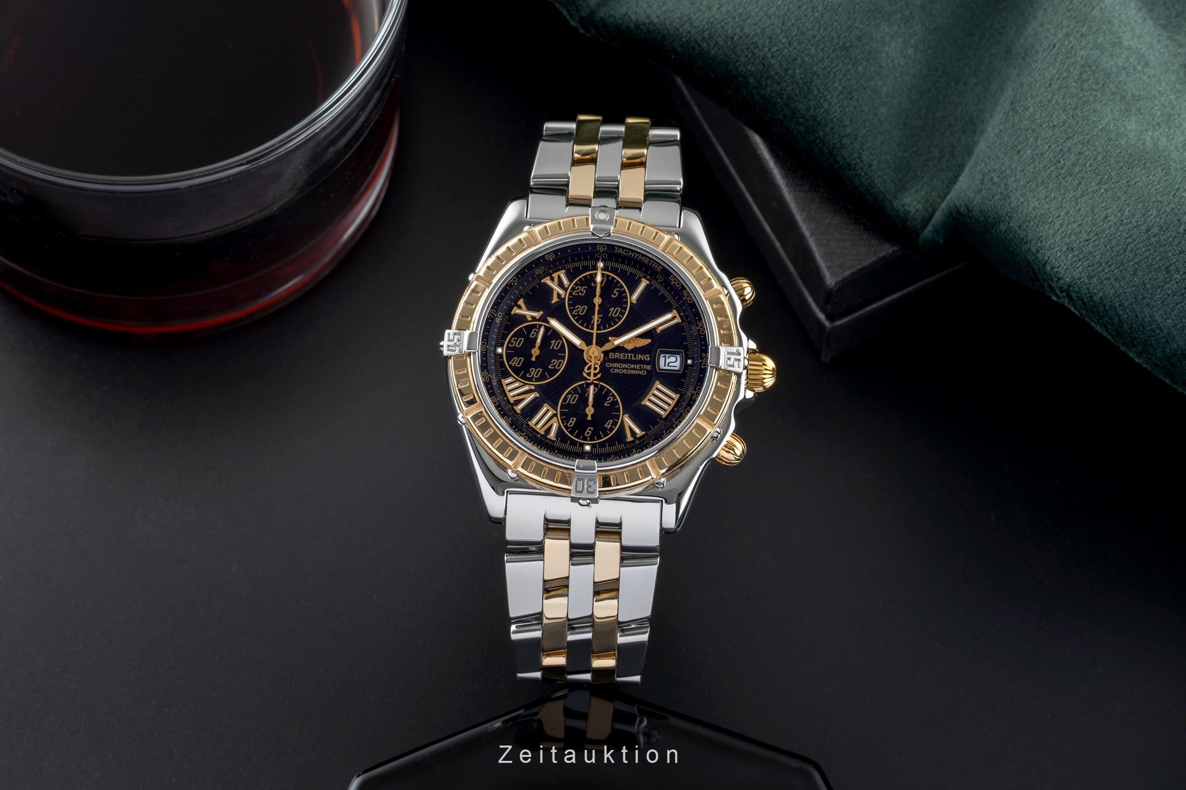 Breitling Crosswind chronograph steel / gold automatic Kal. B13