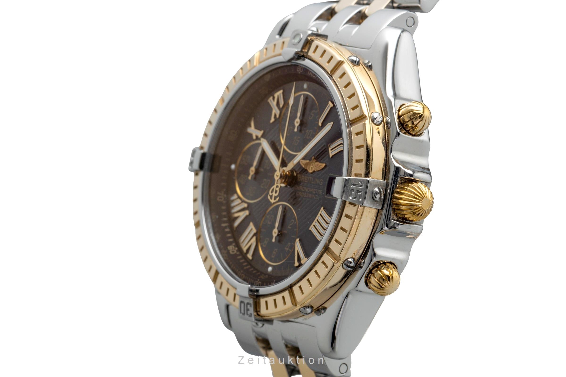 Breitling Crosswind chronograph steel / gold automatic Kal. B13