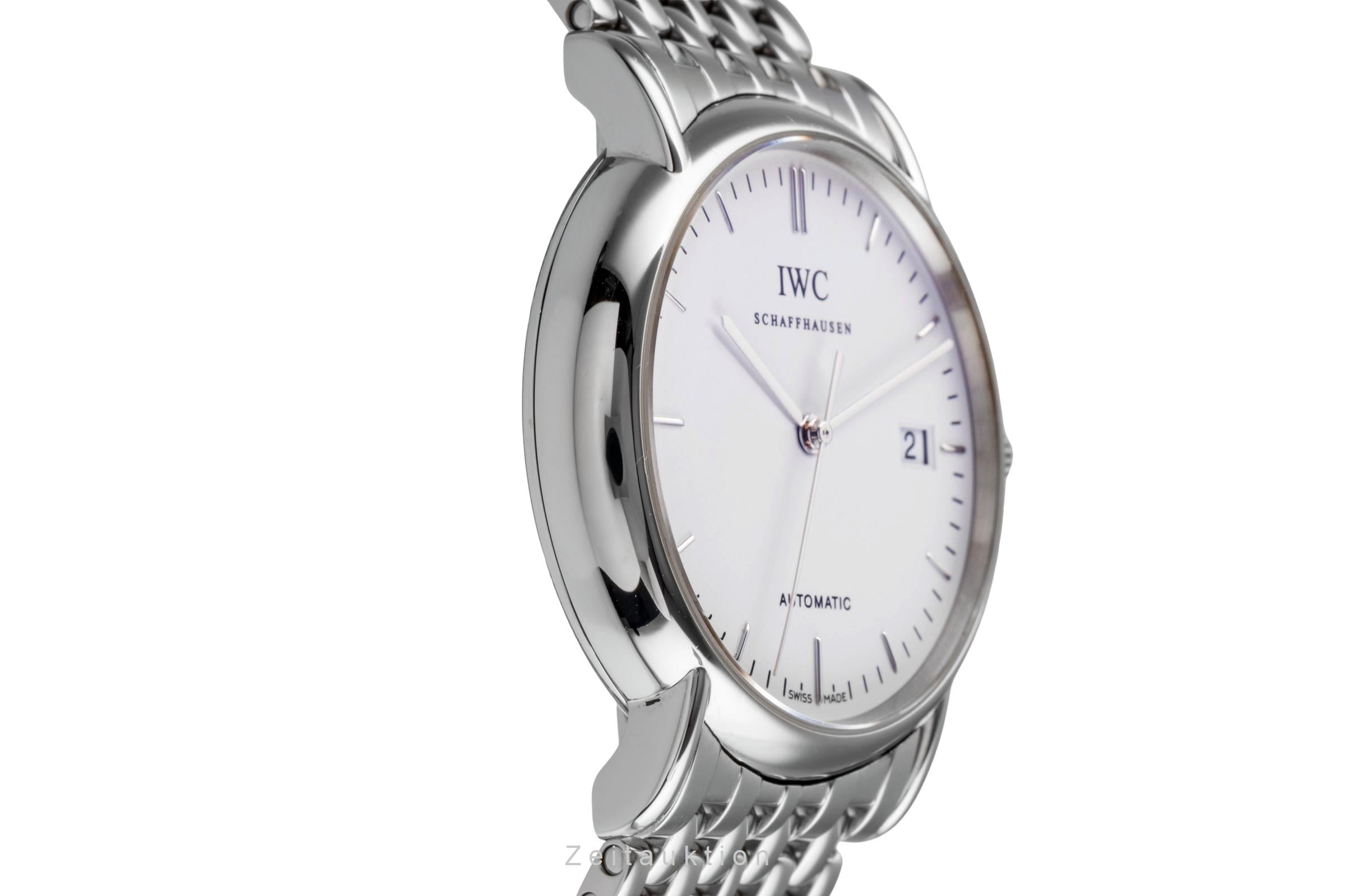 IWC Portofino acciaio automatismo orologio da uomo IW353301  [2505165]
