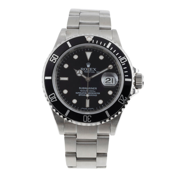 Rolex Submariner steel automatic men's watch 16610 T  [2505167]