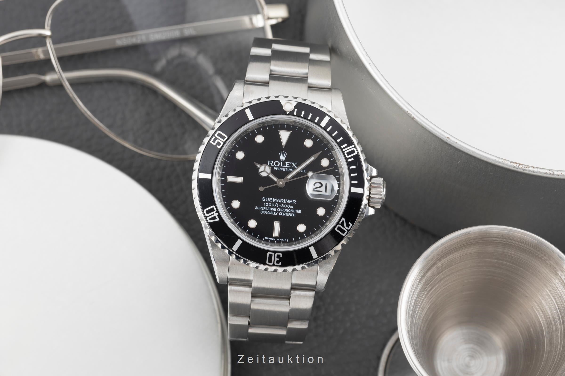 Rolex Submariner steel automatic men's watch 16610 T  [2505167]