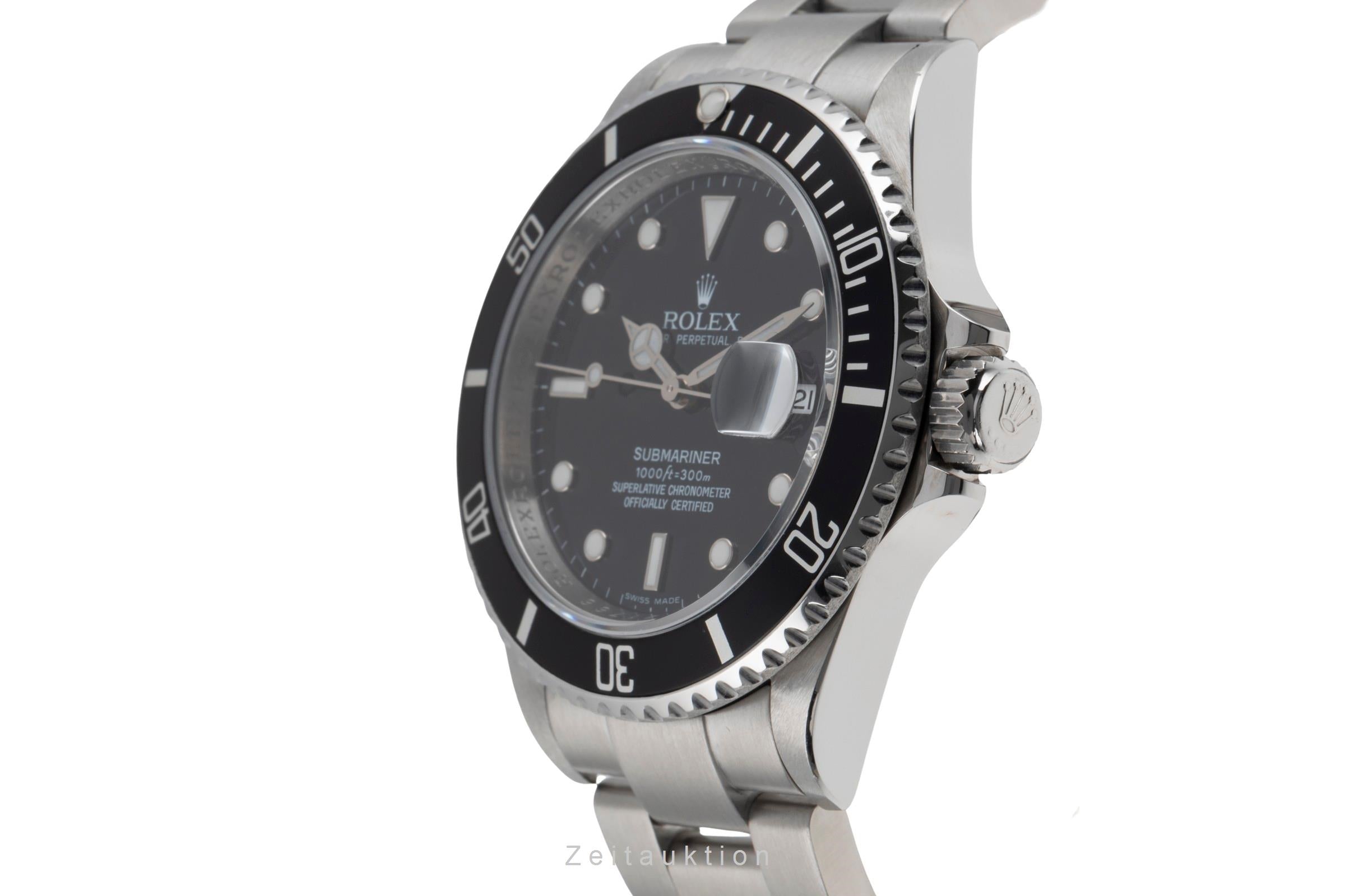 Rolex Submariner steel automatic men's watch 16610 T  [2505167]