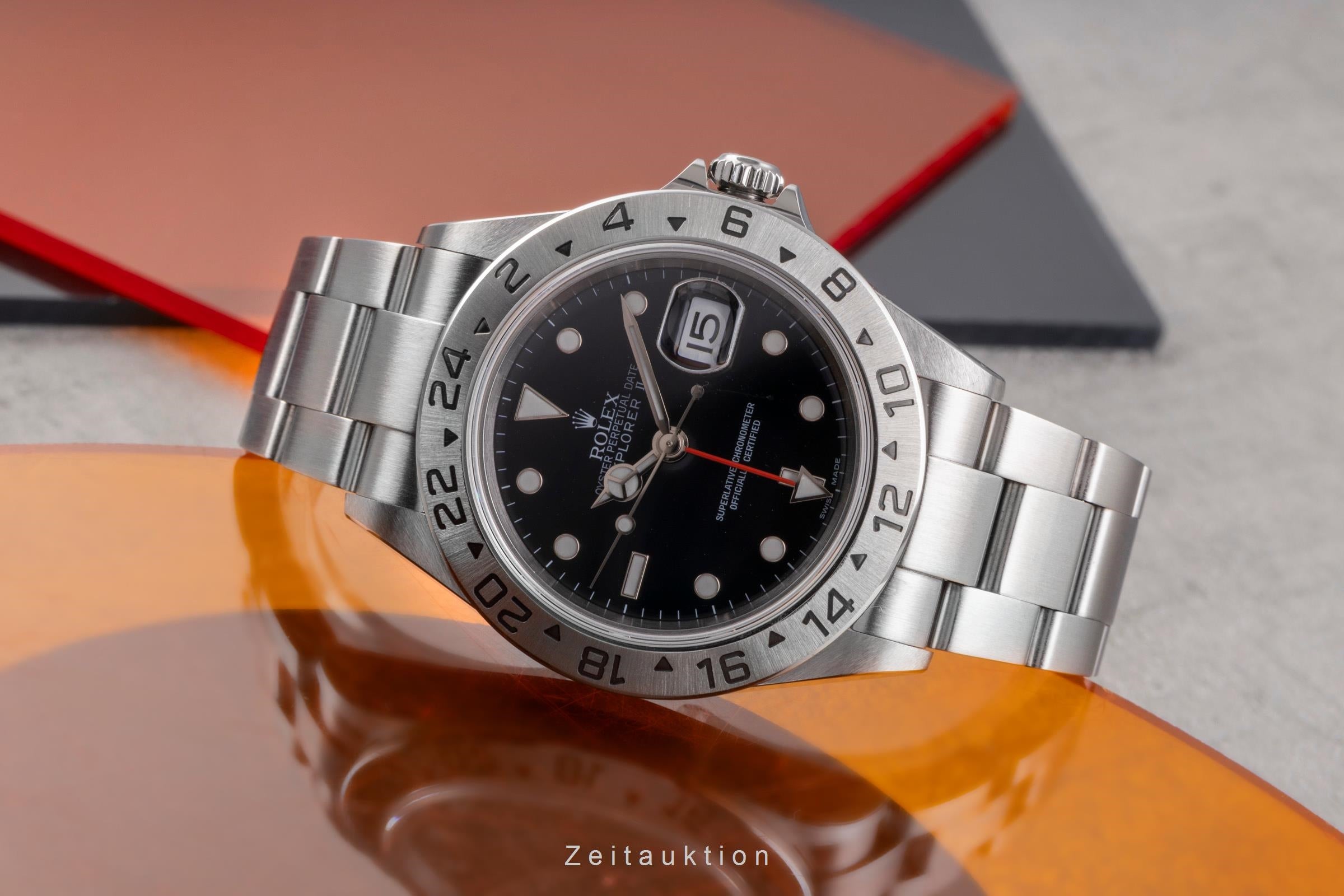 Rolex Explorer II steel automatic men's watch 16570 T  [2505168]