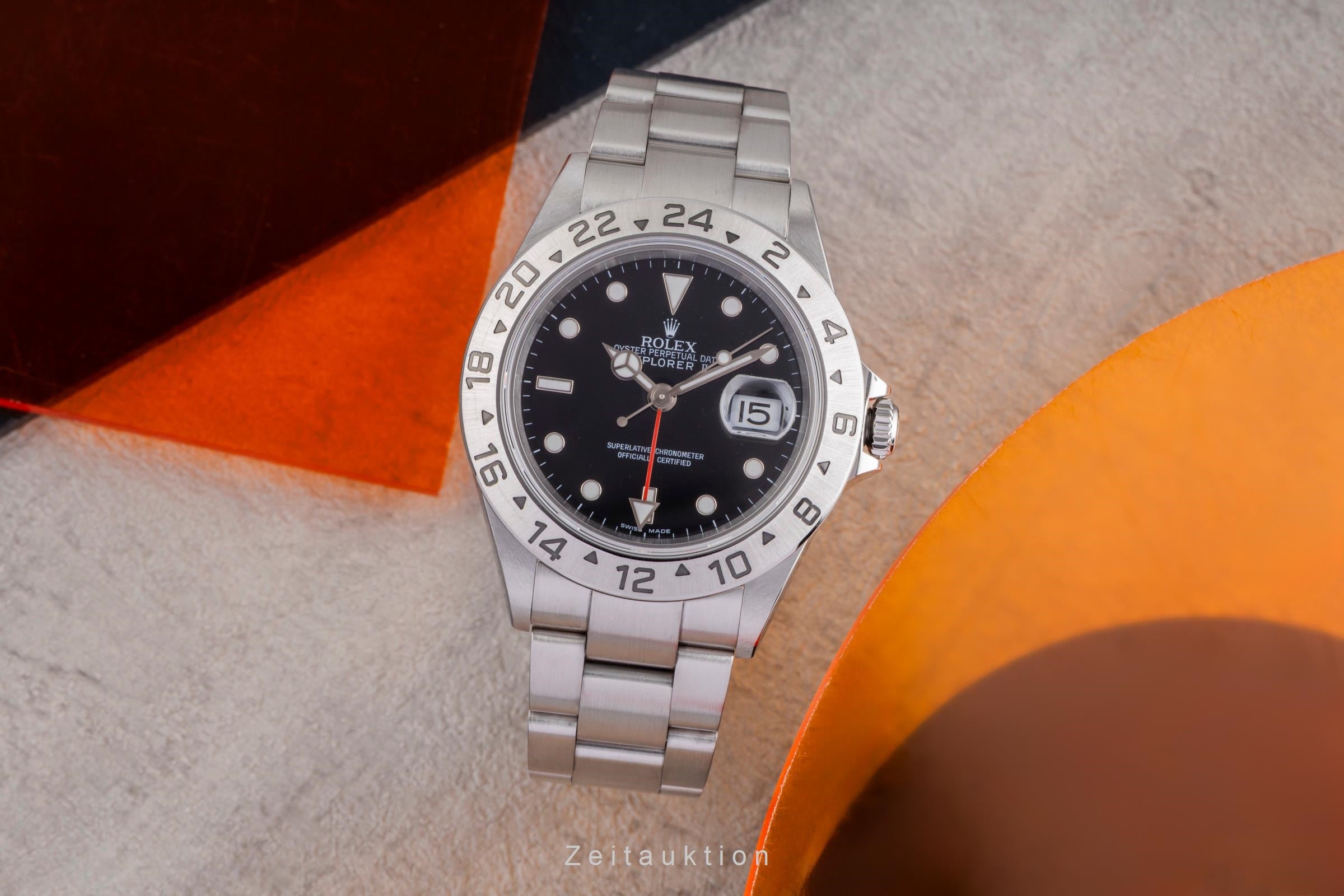 Rolex Explorer II steel automatic men's watch 16570 T  [2505168]