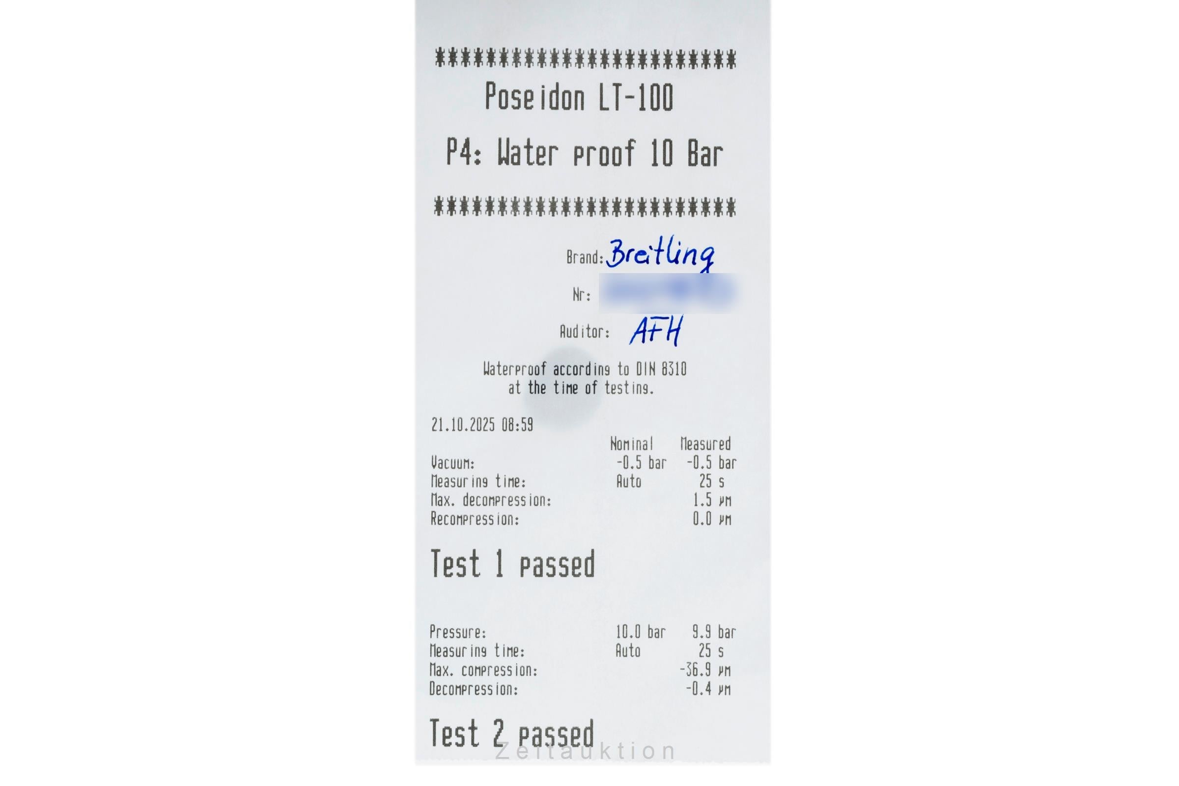 Breitling Superocean Stahl Automatik Herrenuhr Ref. AB2010 121B1A1 B&P 2018 [2505170]