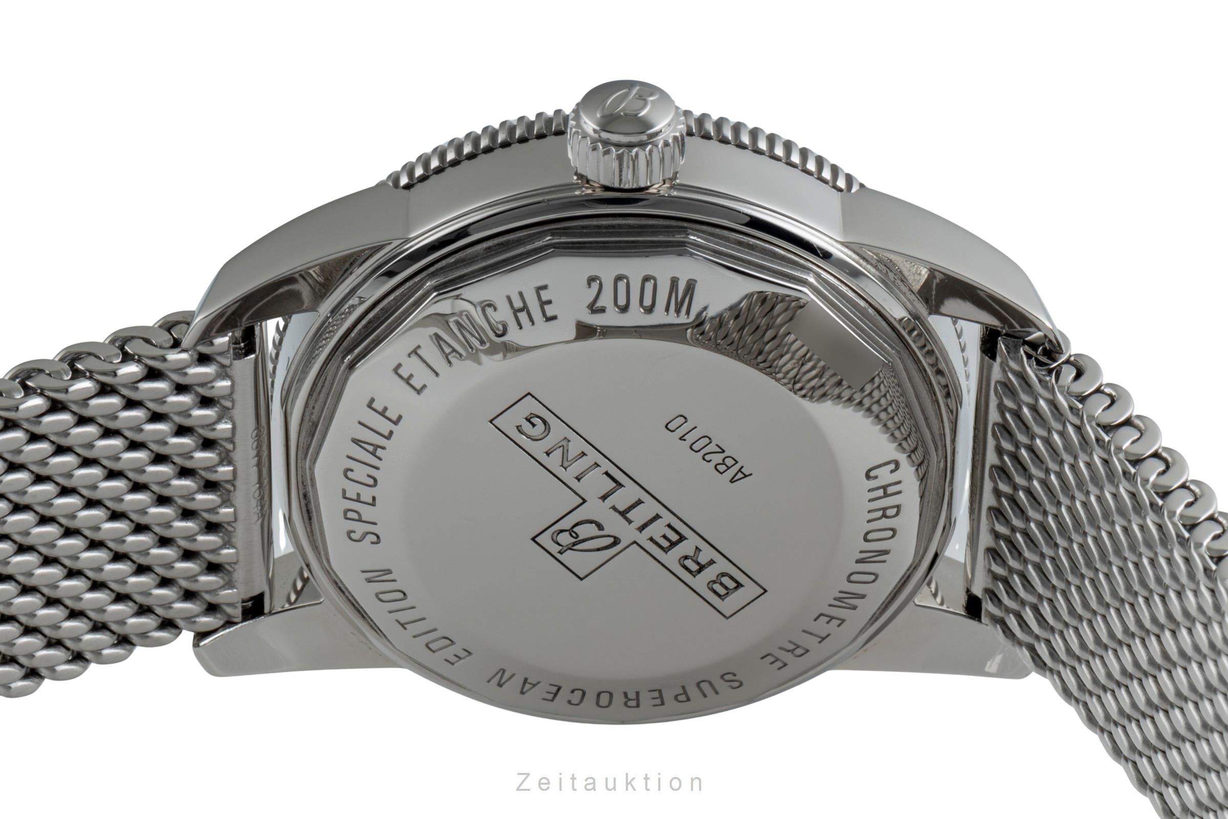 Breitling Superocean Stahl Automatik Herrenuhr Ref. AB2010 121B1A1 B&P 2018 [2505170]