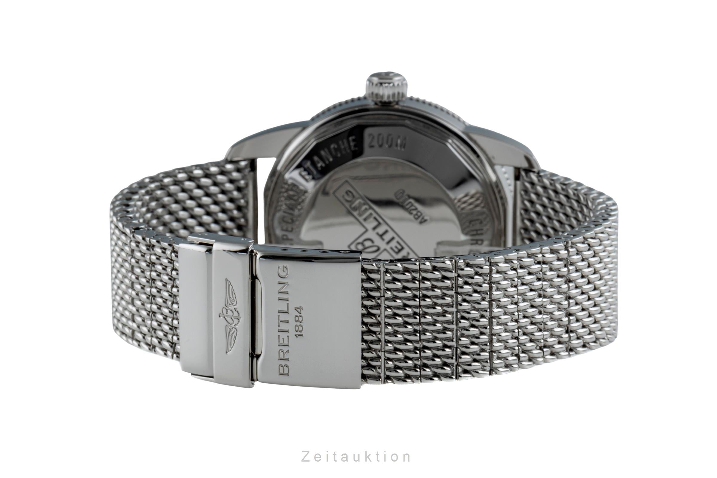 Breitling Superocean Stahl Automatik Herrenuhr Ref. AB2010 121B1A1 B&P 2018 [2505170]