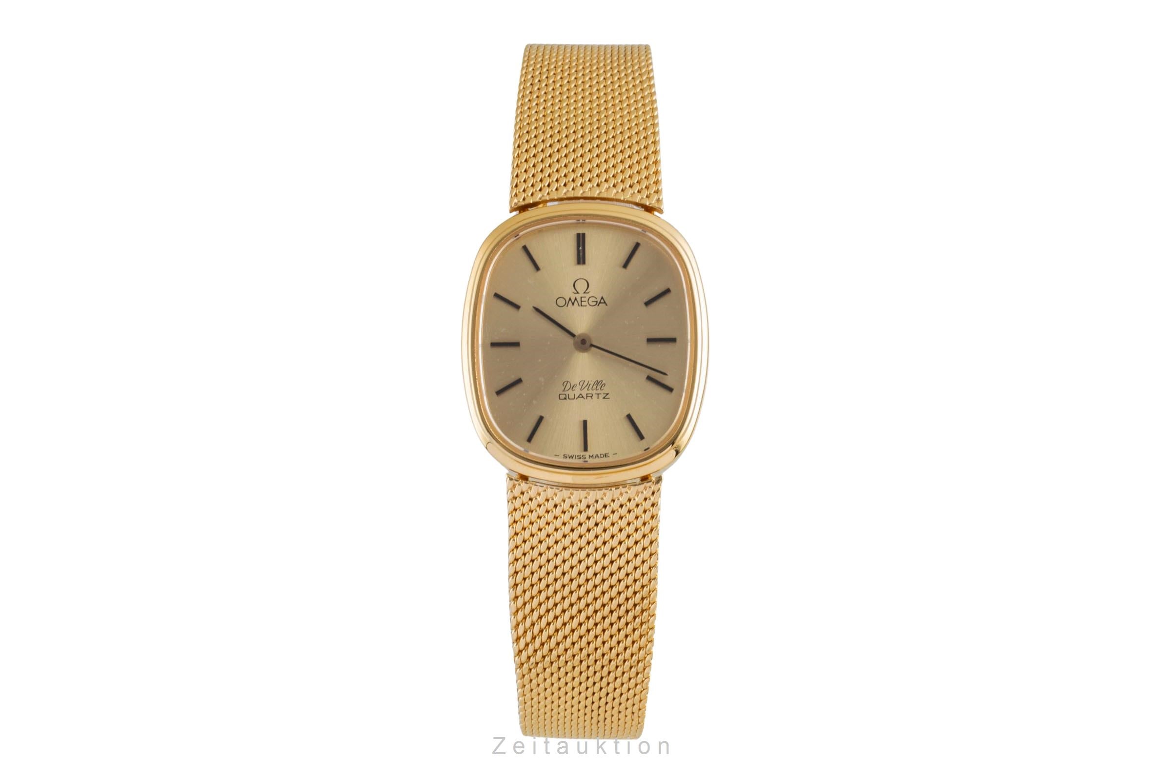 Omega De Ville acier / doré quartz montre pour femmes 591.058, 791.034  [2505171]