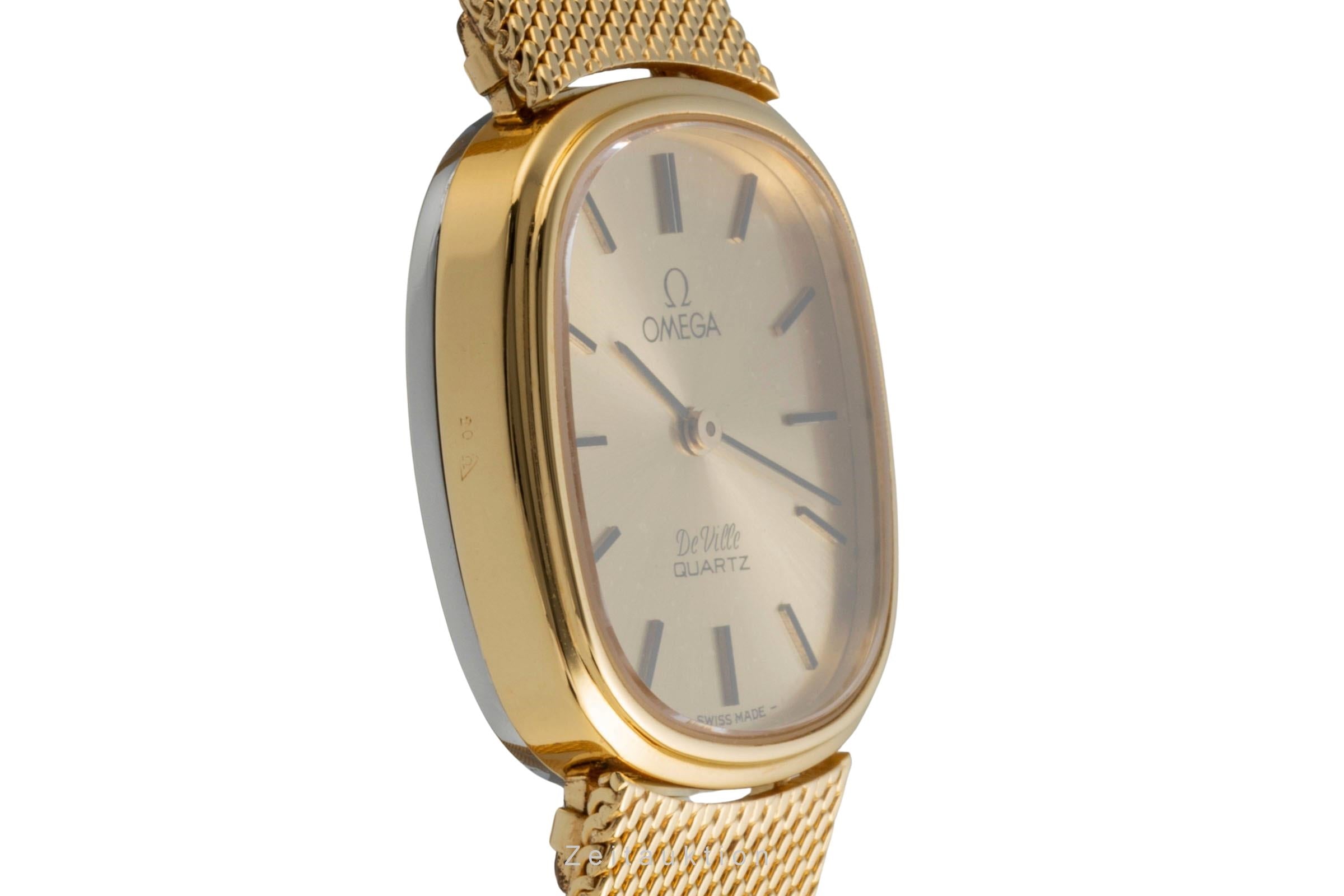 Omega De Ville acier / doré quartz montre pour femmes 591.058, 791.034  [2505171]