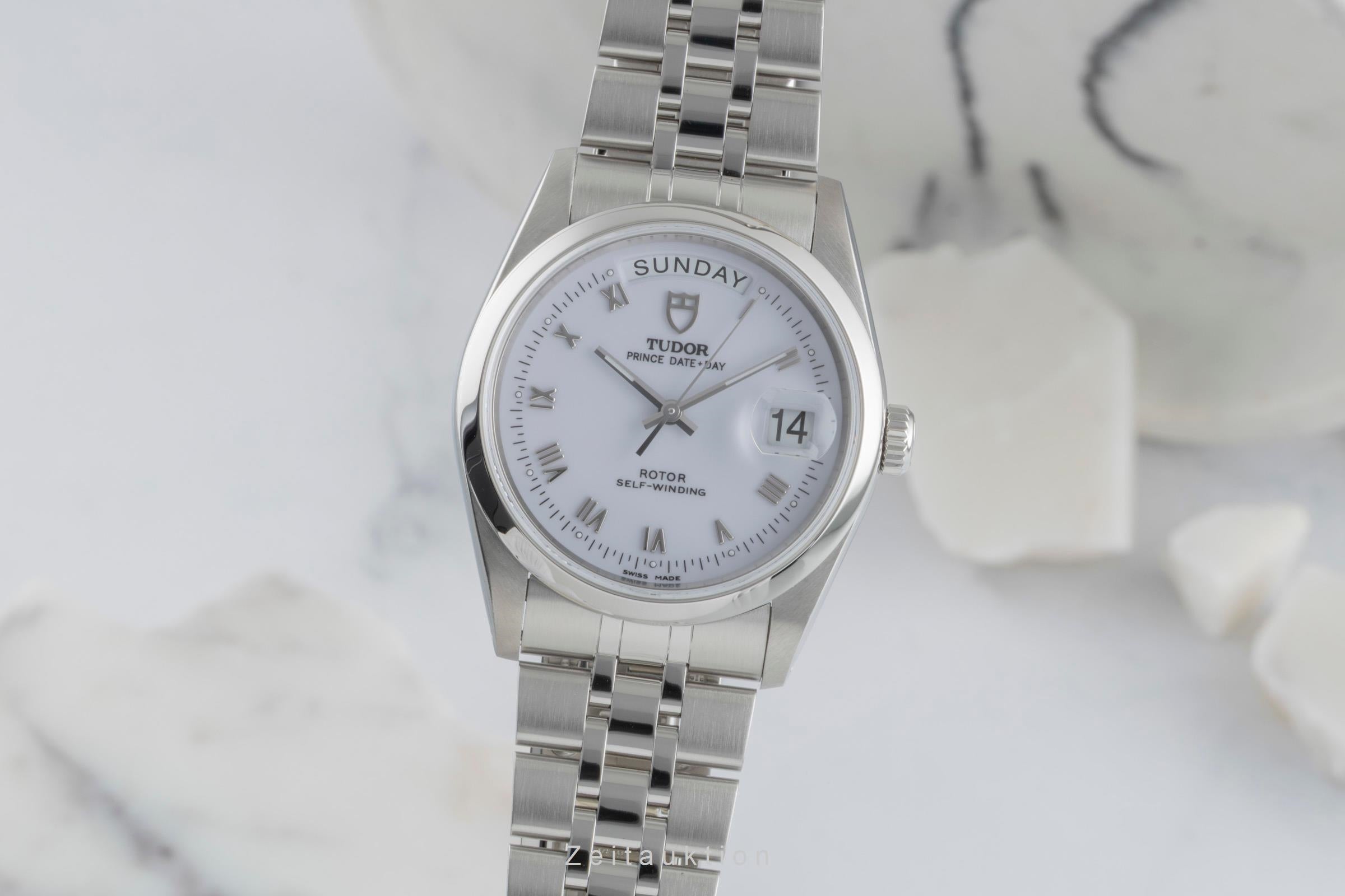 Tudor Date-Day steel automatic men's watch 76200  [2505172]