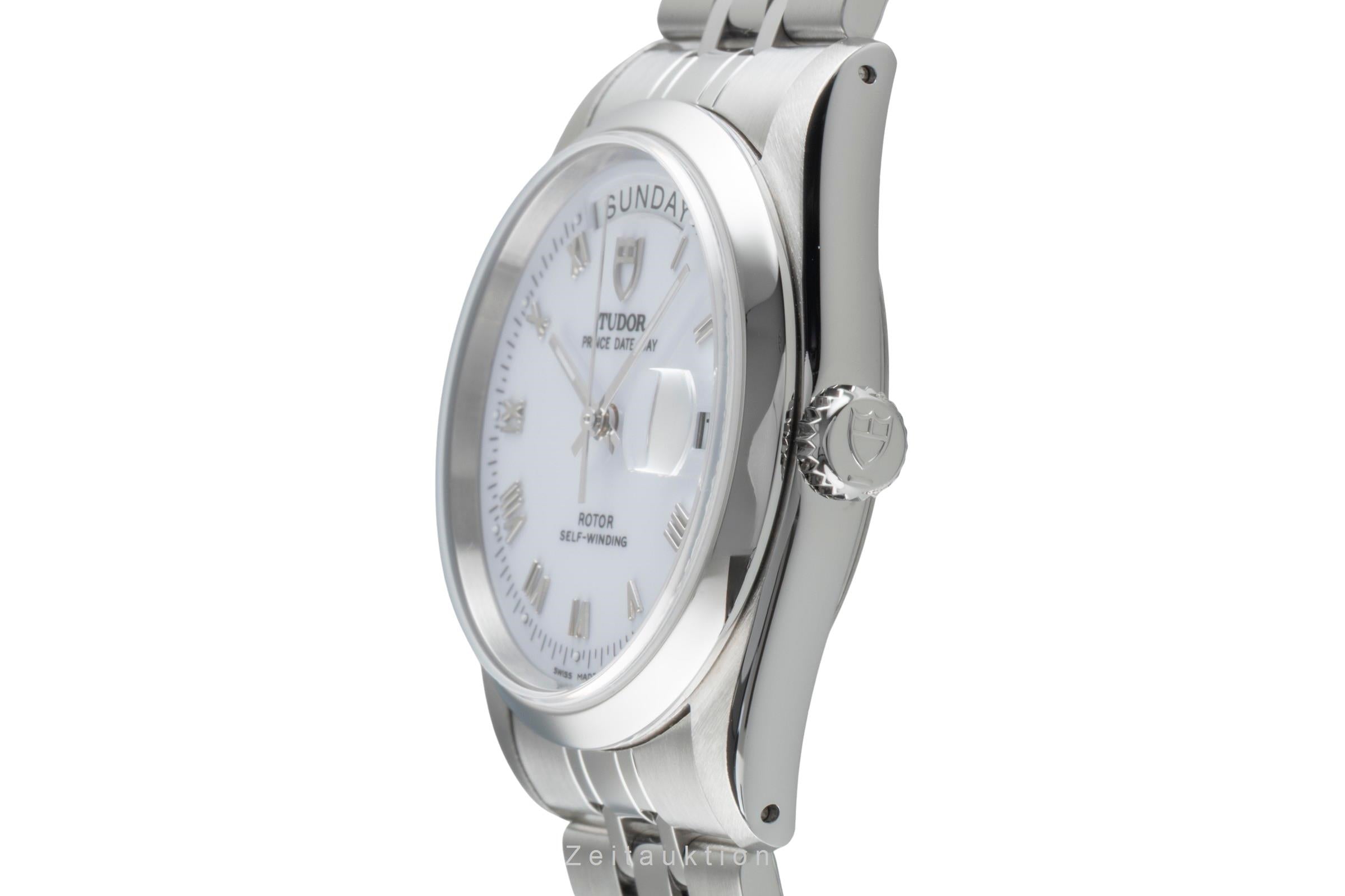 Tudor Date-Day steel automatic men's watch 76200  [2505172]