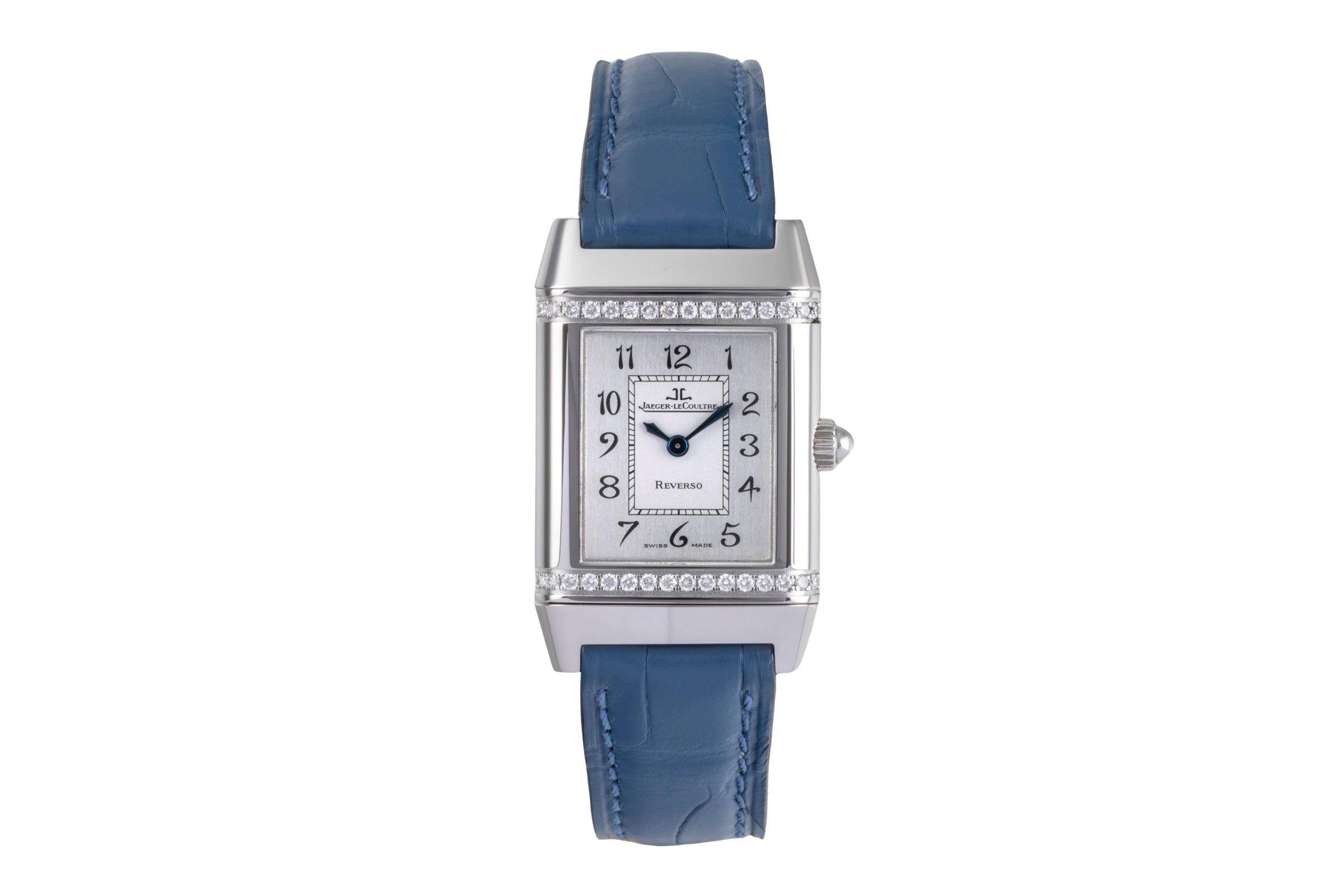 Jaeger LeCoultre Reverso steel quartz women's watch Q2658120 , 265.8.08  [2505174]