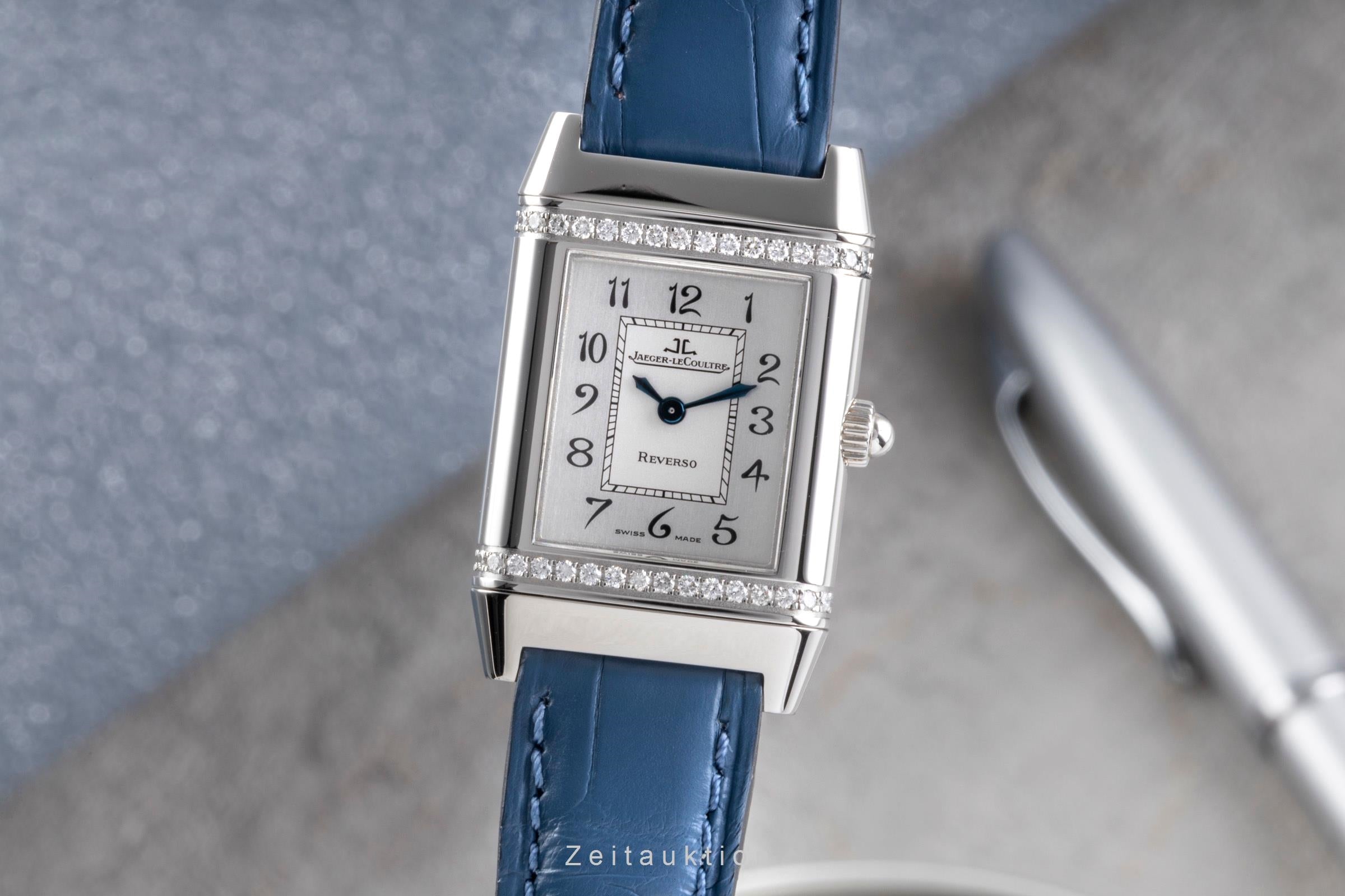 Jaeger LeCoultre Reverso steel quartz Kal. 608 Ref. Q2658120