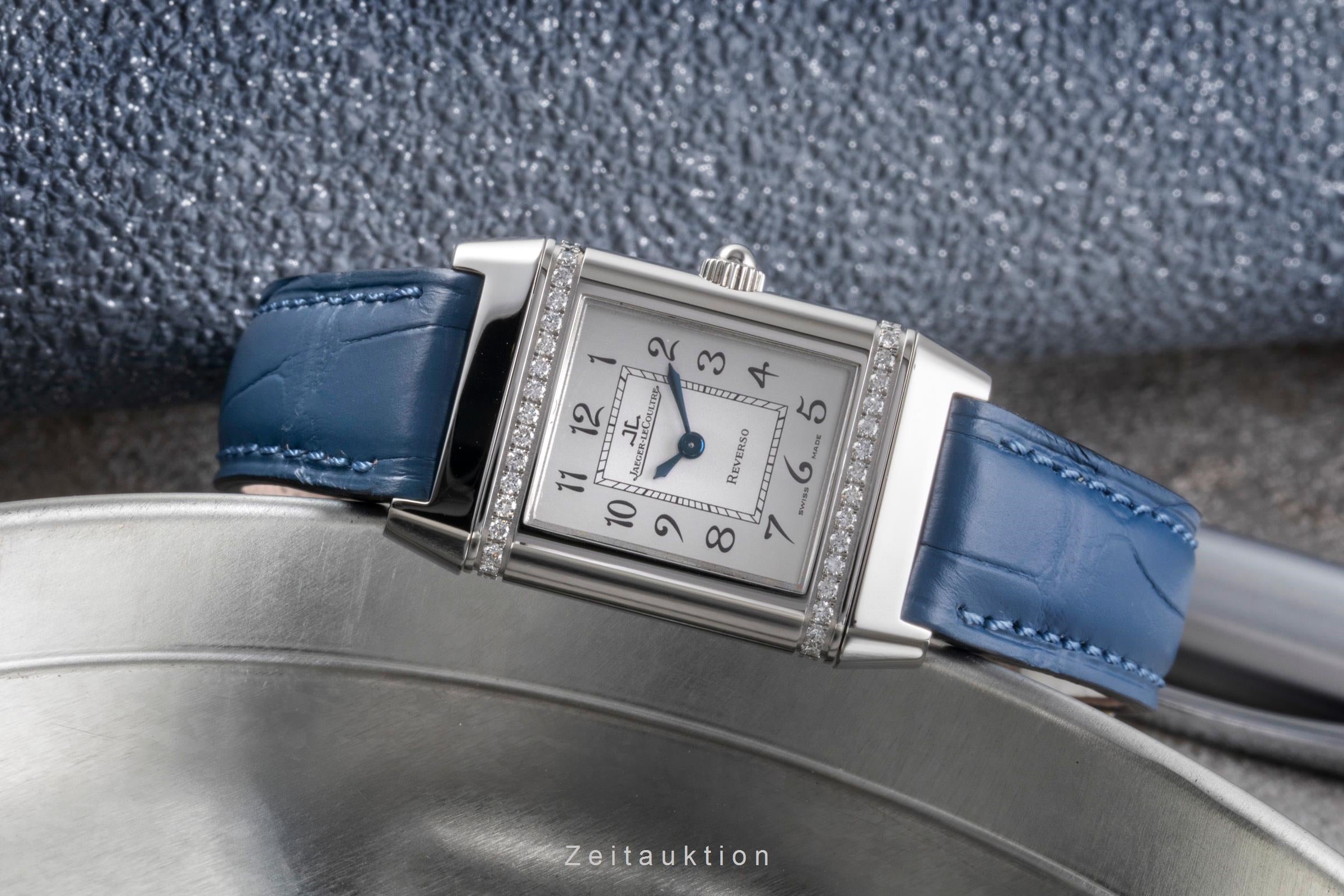 Jaeger LeCoultre Reverso steel quartz Kal. 608 Ref. Q2658120