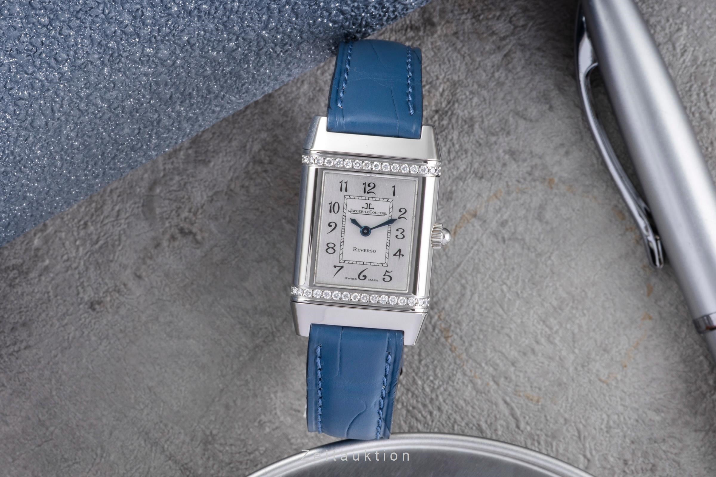 Jaeger LeCoultre Reverso steel quartz women's watch Q2658120 , 265.8.08  [2505174]