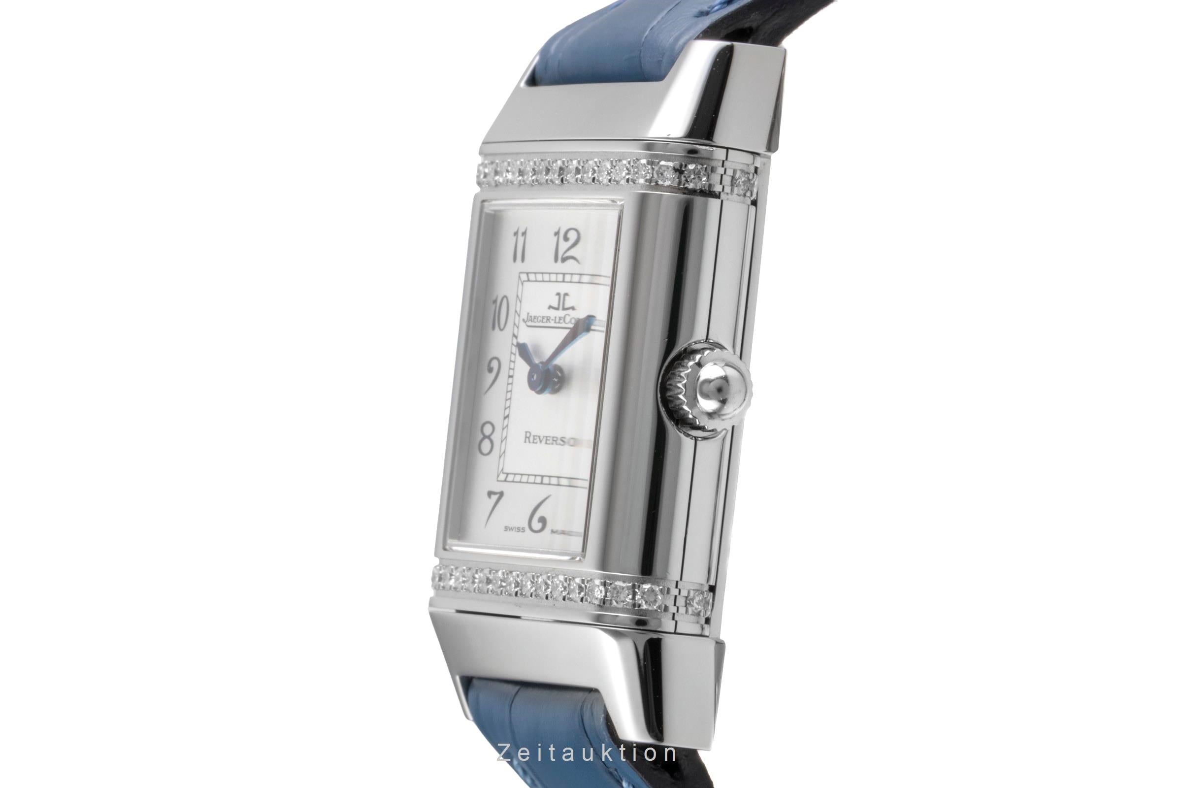 Jaeger LeCoultre Reverso steel quartz women's watch Q2658120 , 265.8.08  [2505174]
