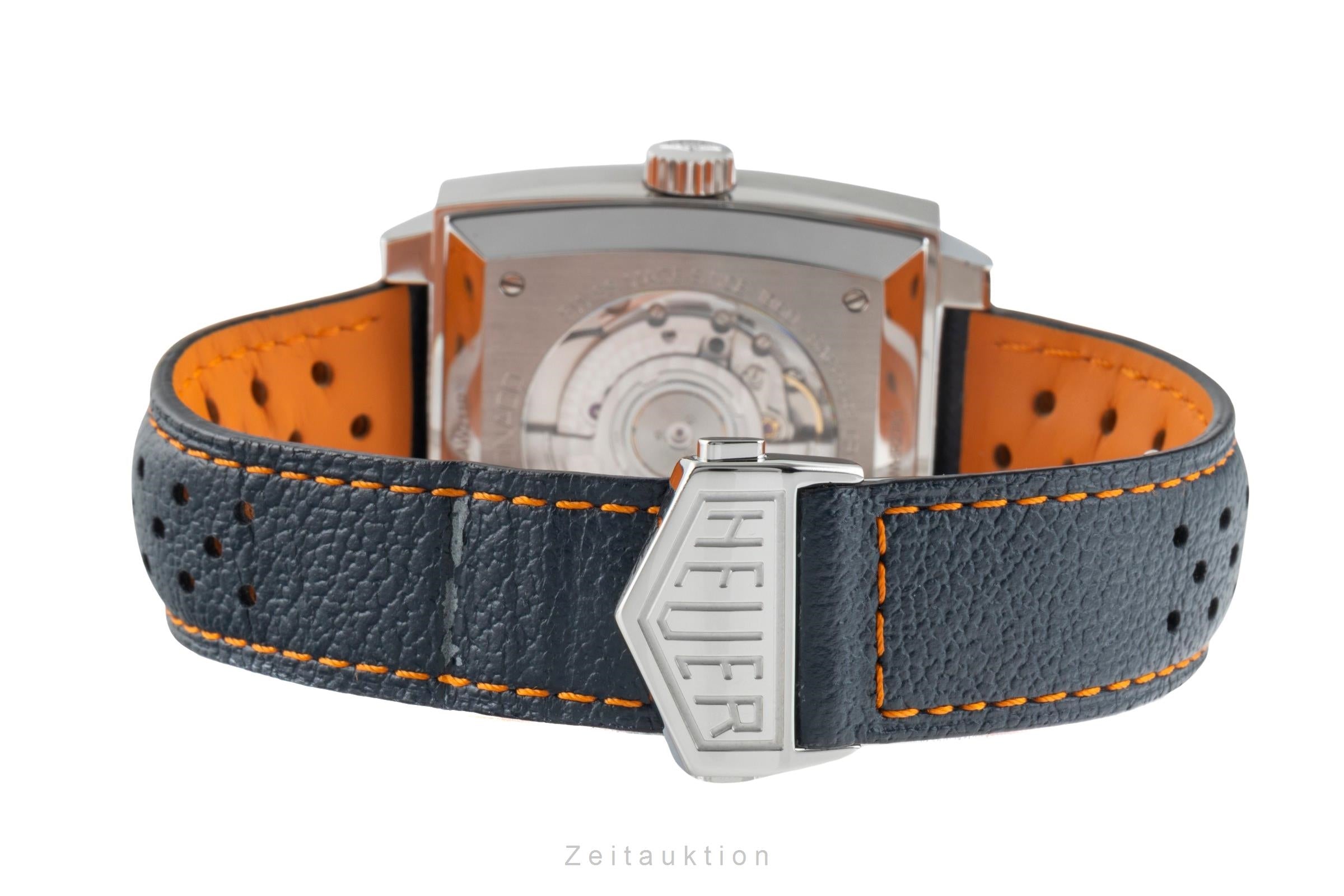 Tag Heuer Monaco chronograph steel automatic men's watch CAW211R LP: 7950EUR  [2505177]