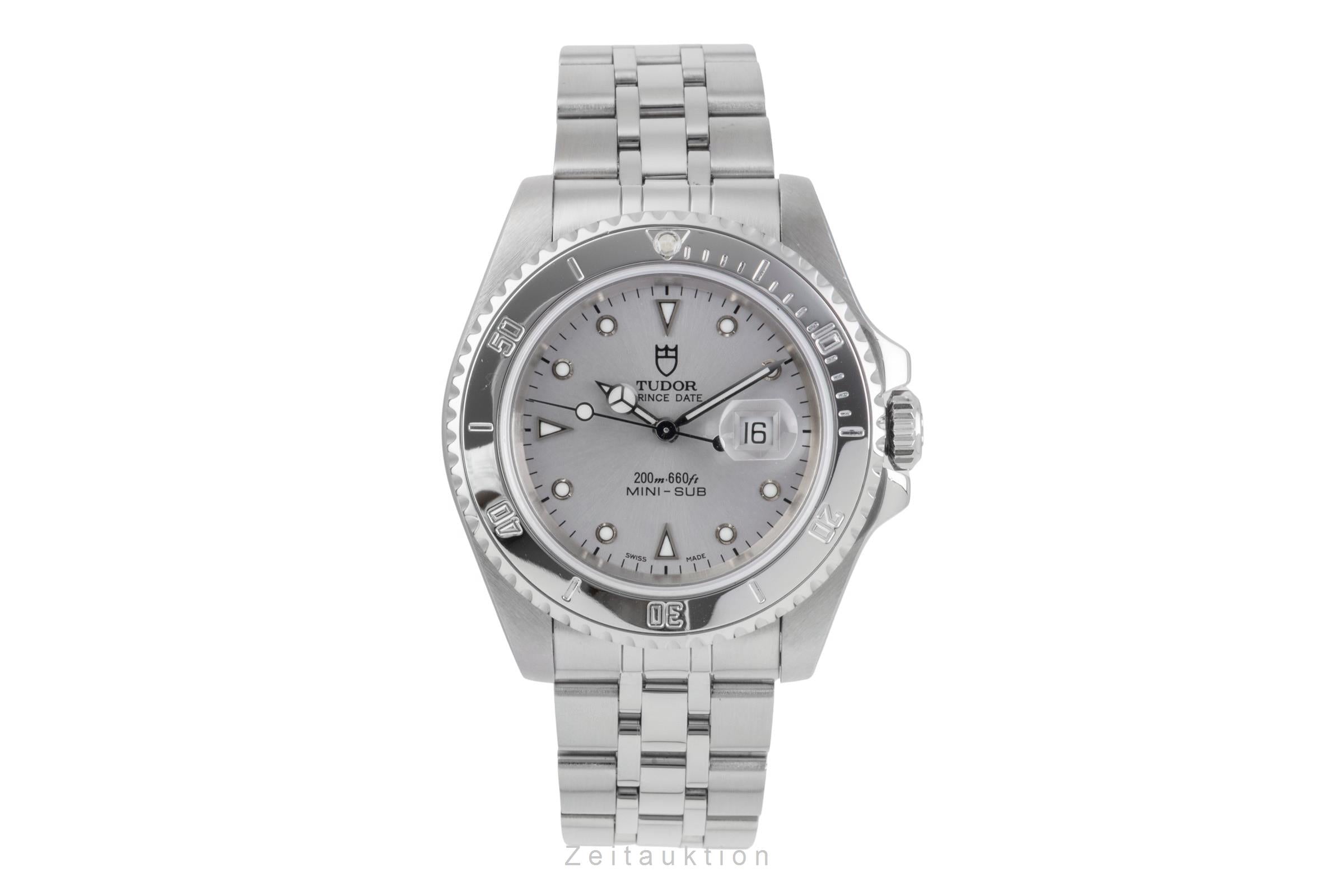 Tudor Mini-Sub acier automatique montre pour hommes 73190  [2505178]