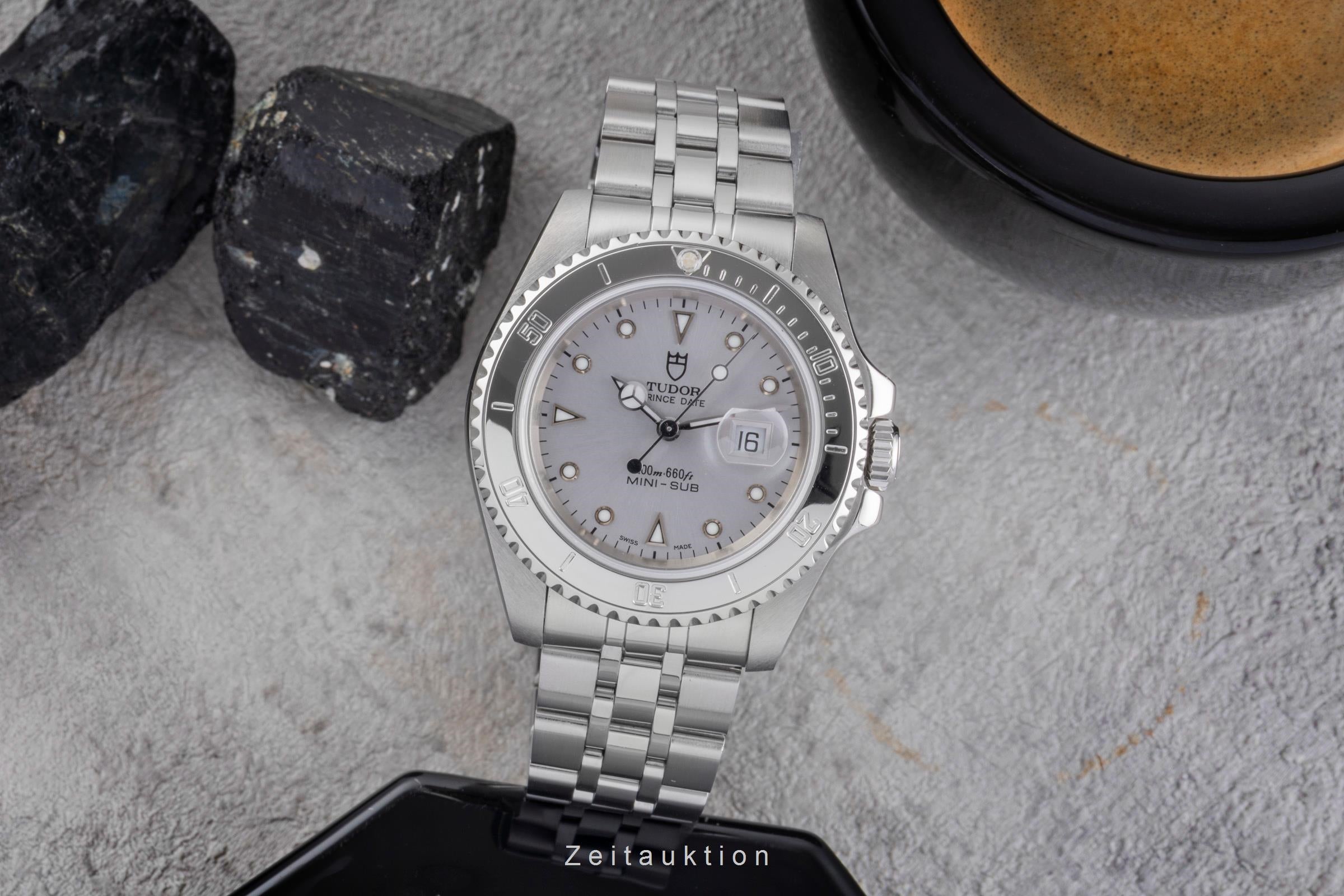 Tudor Mini-Sub acier automatique montre pour hommes 73190  [2505178]