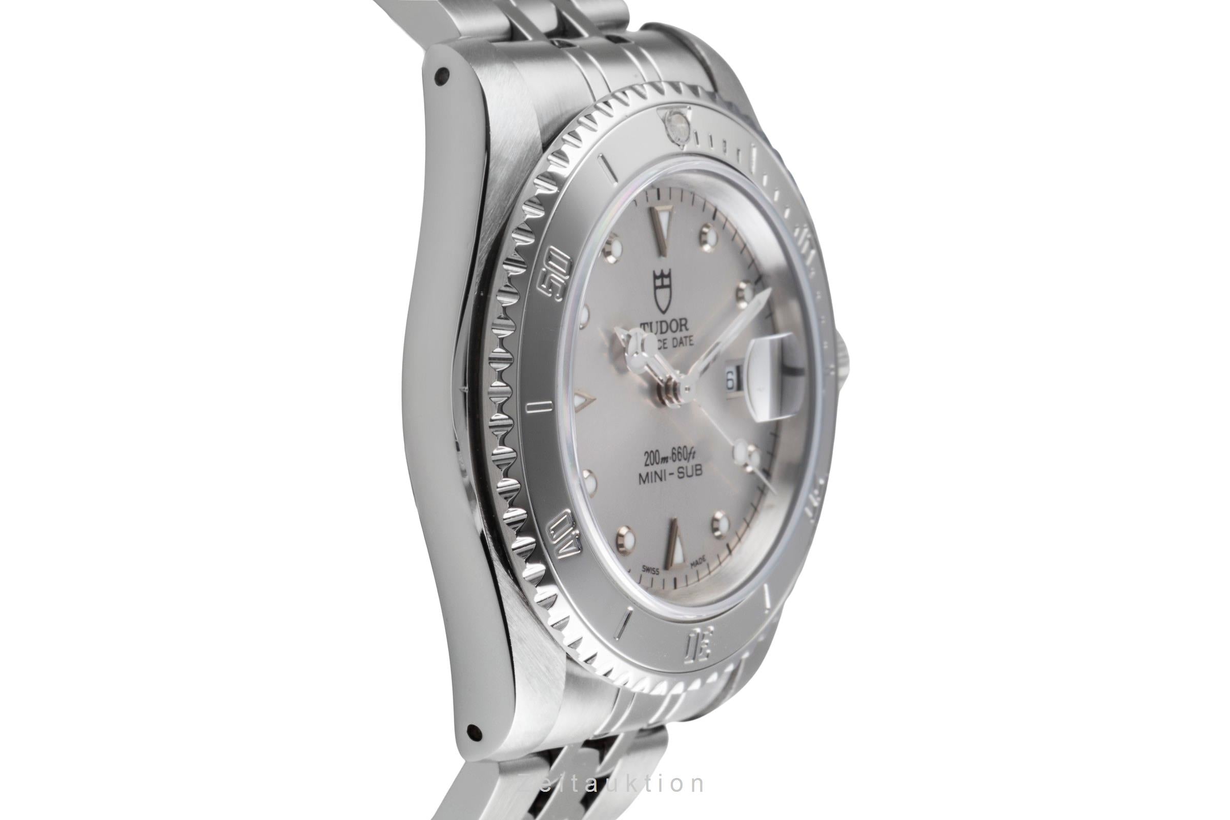 Tudor Mini-Sub acier automatique montre pour hommes 73190  [2505178]