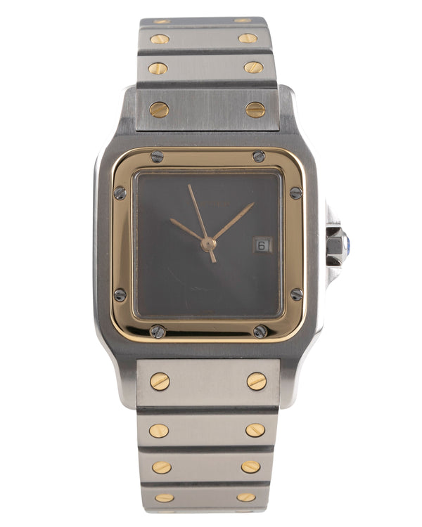 Cartier Santos steel / gold automatic men's watch 2961  [2505181]