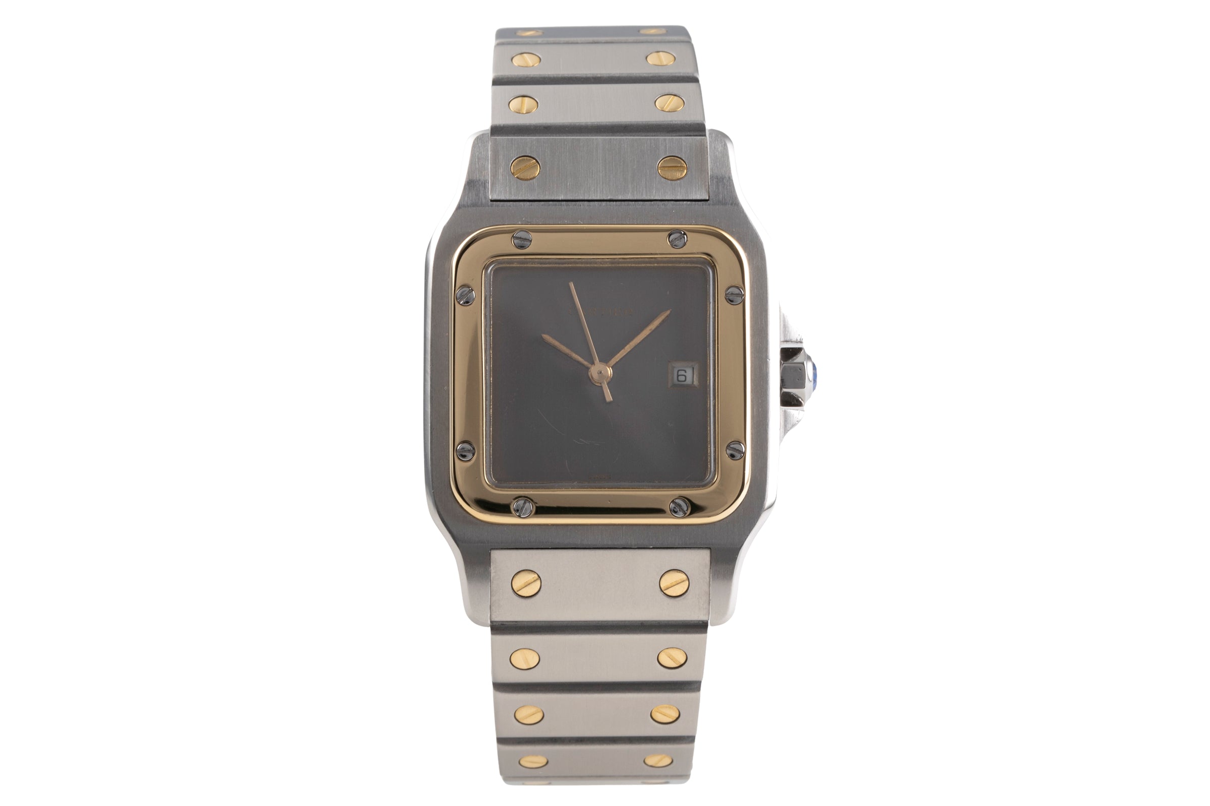 Cartier Santos acier / or  automatique montre pour hommes 2961  [2505181]
