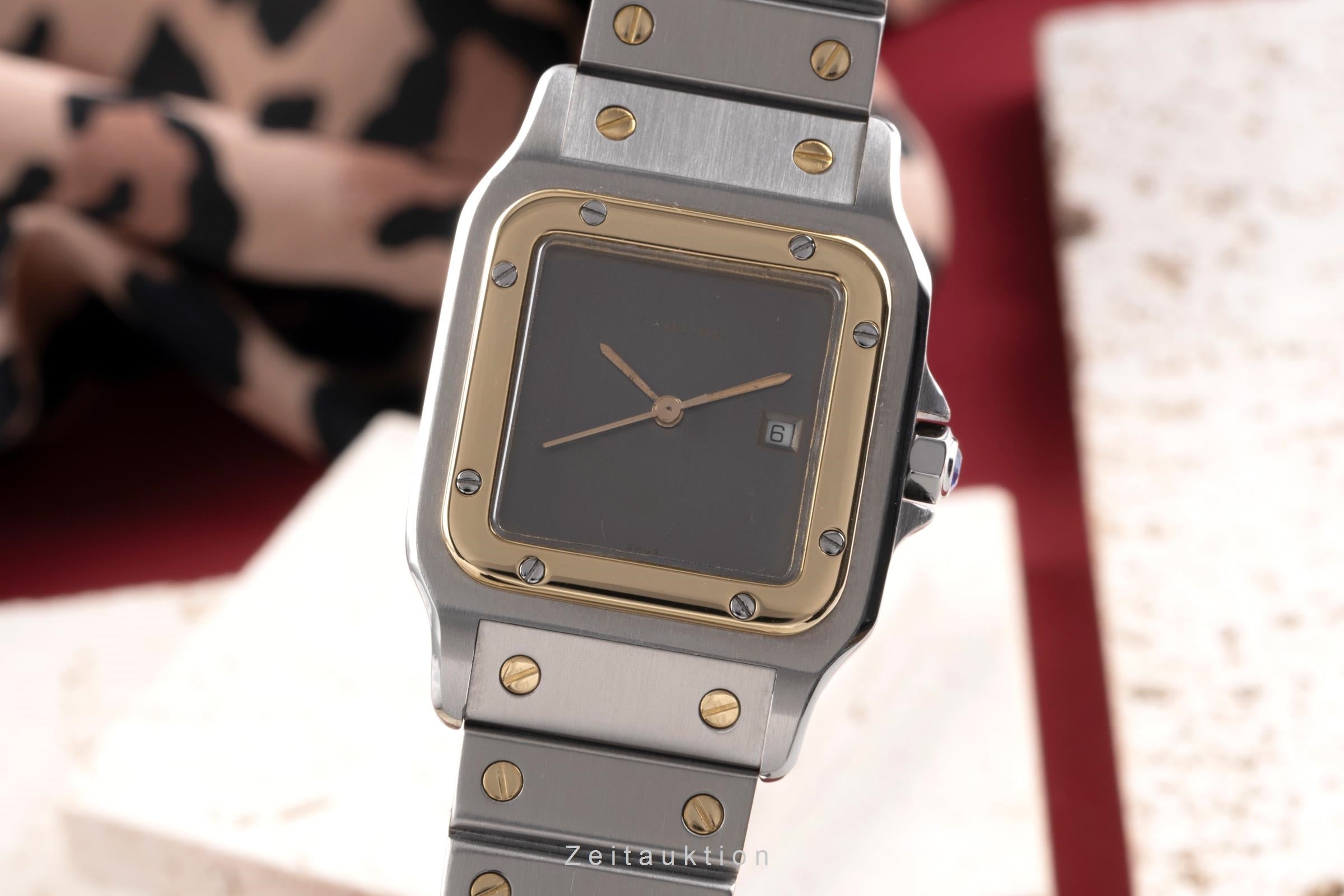 Cartier Santos acier / or  automatique montre pour hommes 2961  [2505181]