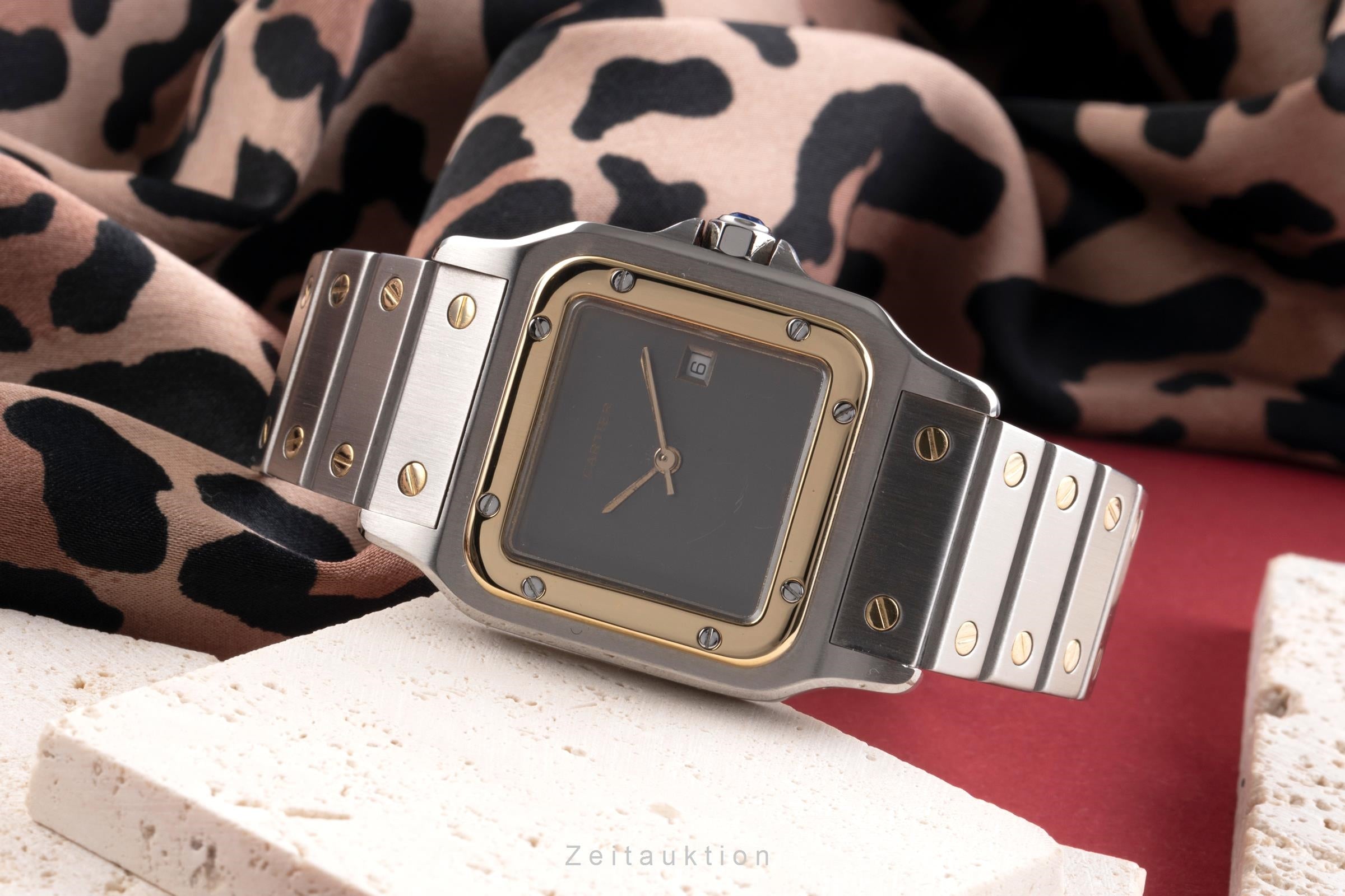 Cartier Santos acier / or  automatique montre pour hommes 2961  [2505181]