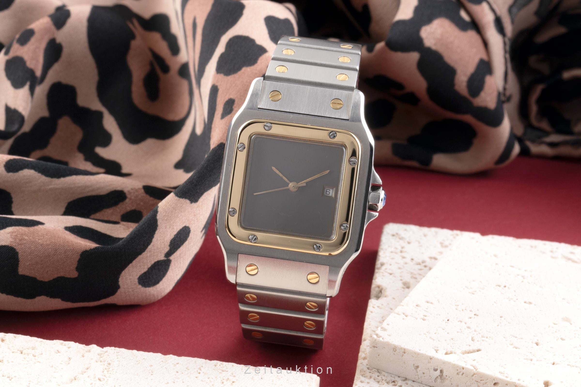 Cartier Santos acier / or  automatique montre pour hommes 2961  [2505181]