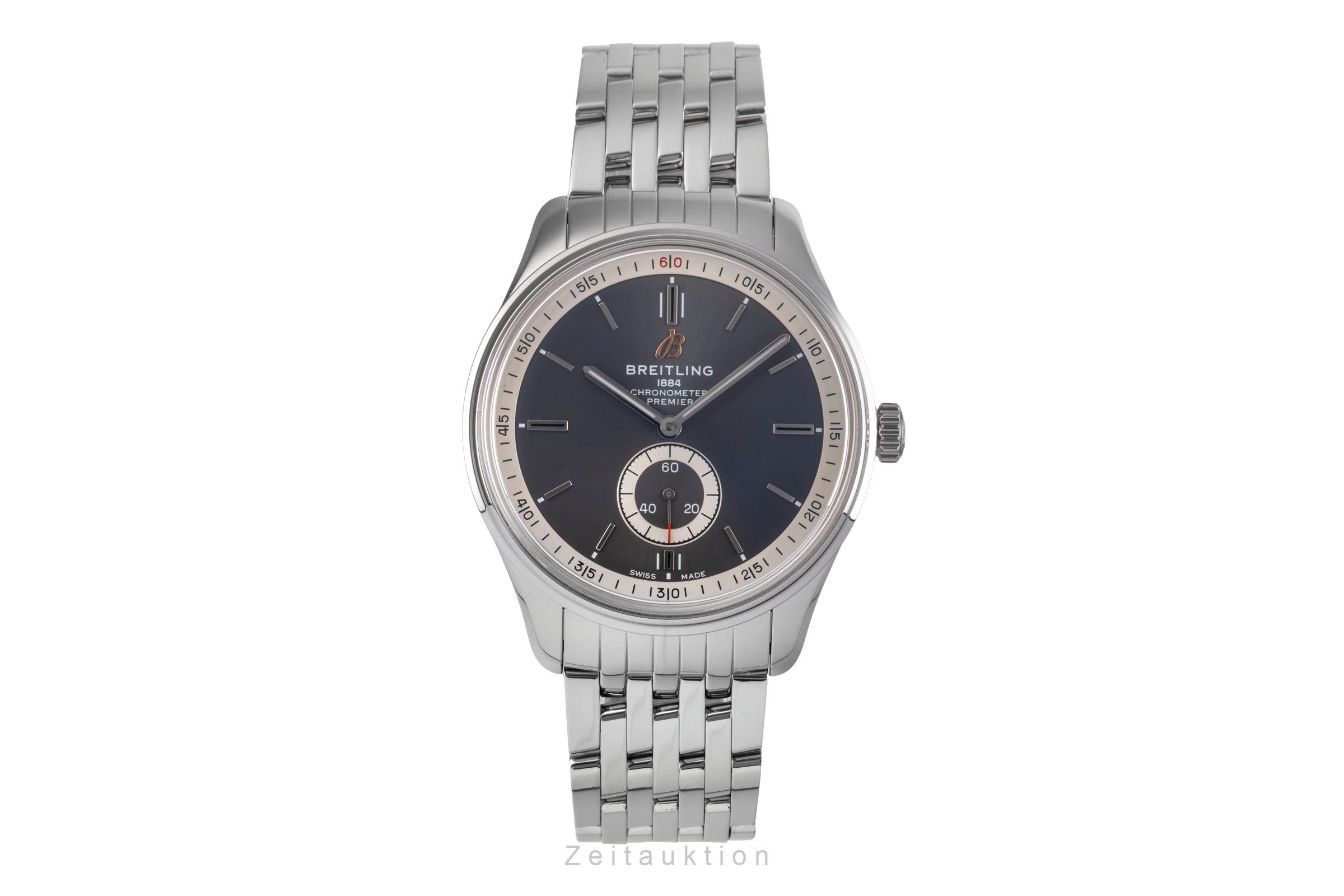 Breitling Premier steel automatic Kal. B37 Ref. A37340351B1A1