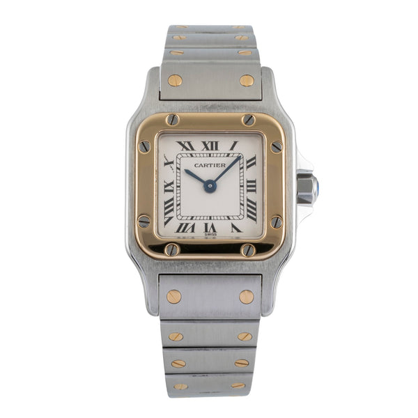 Cartier Santos steel / gold quartz women's watch W20012C4, 1567  [2505189]
