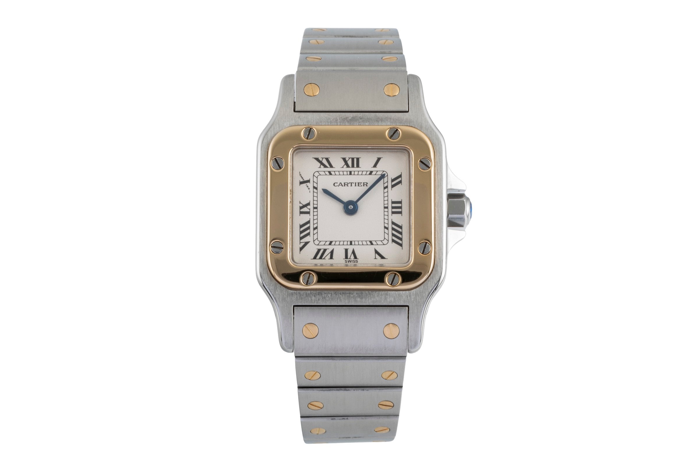 Cartier Santos steel / gold quartz women's watch W20012C4, 1567  [2505189]