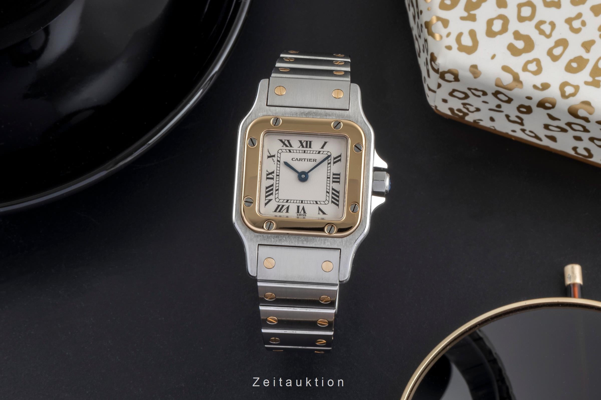 Cartier Santos steel / gold quartz women's watch W20012C4, 1567  [2505189]