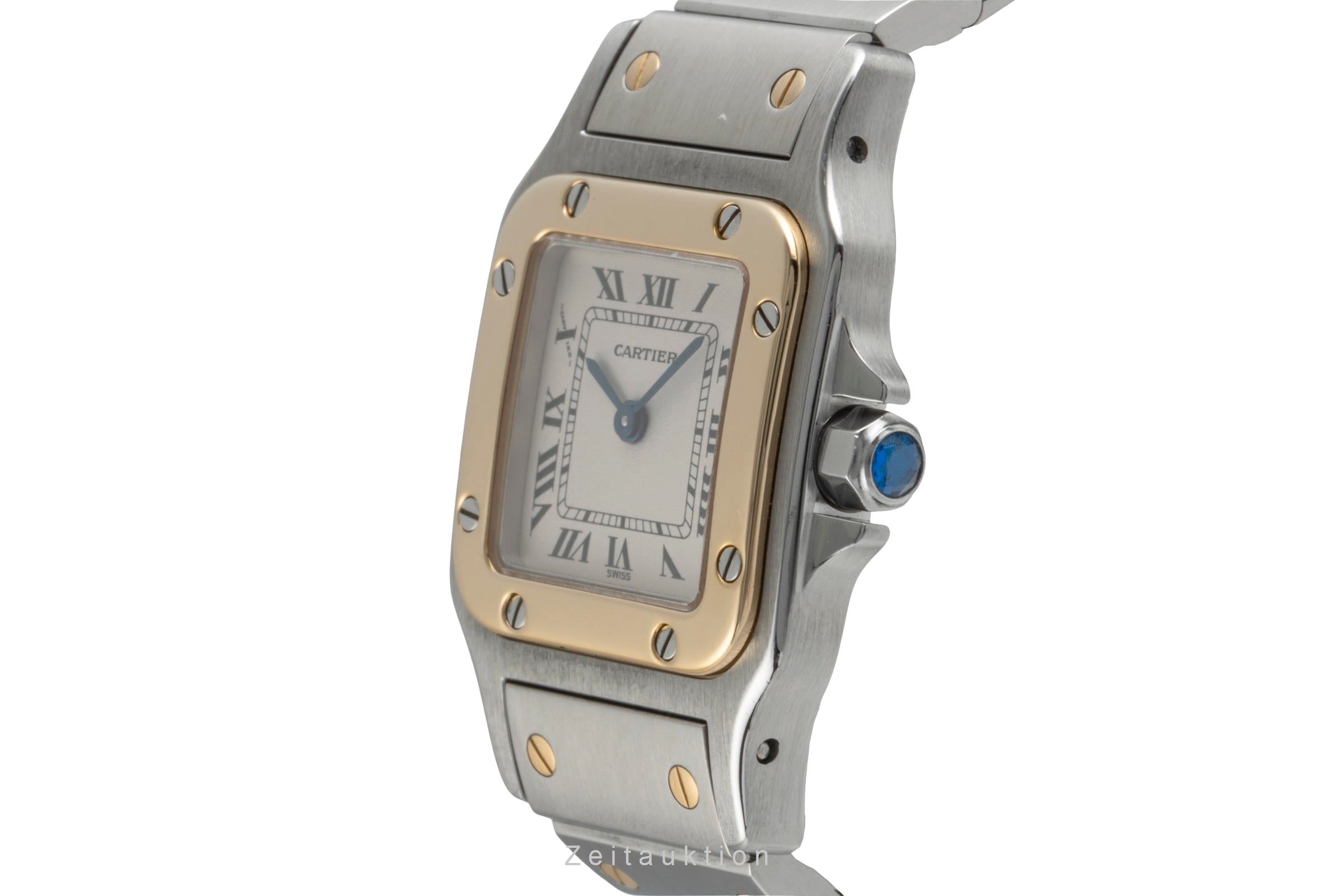 Cartier Santos steel / gold quartz women's watch W20012C4, 1567  [2505189]
