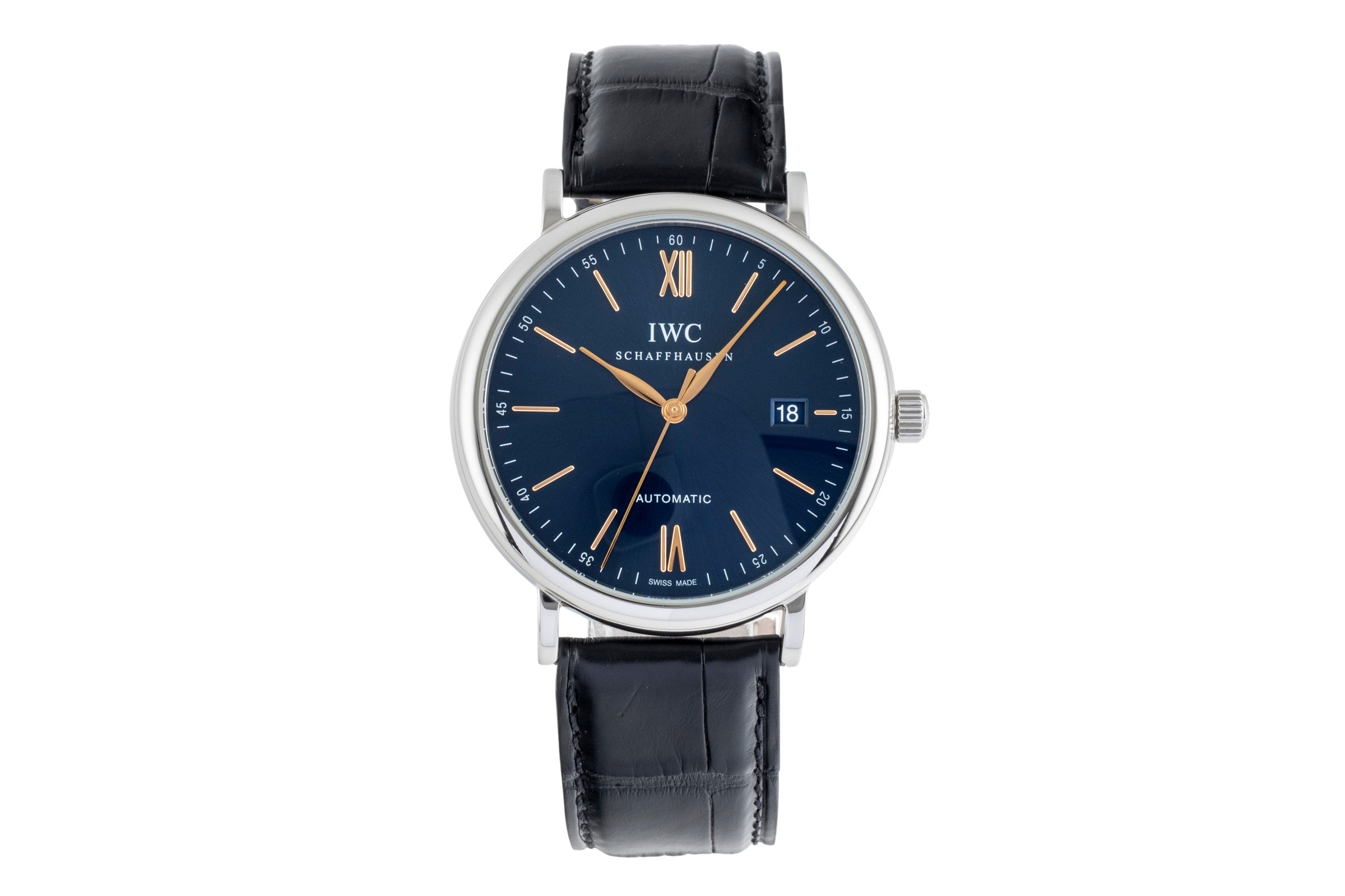 IWC Portofino acciaio automatismo orologio da uomo IW356523 LP: 5300EUR  [2505193]