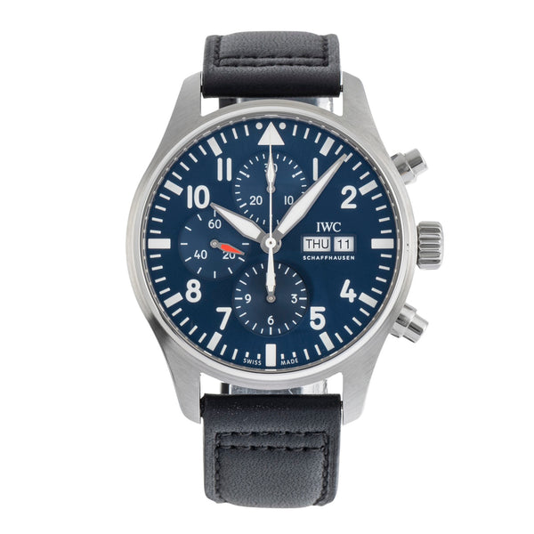 IWC Fliegerchronograph cronografo acciaio automatismo orologio da uomo IW377714 LP: 7800EUR  [2505194]