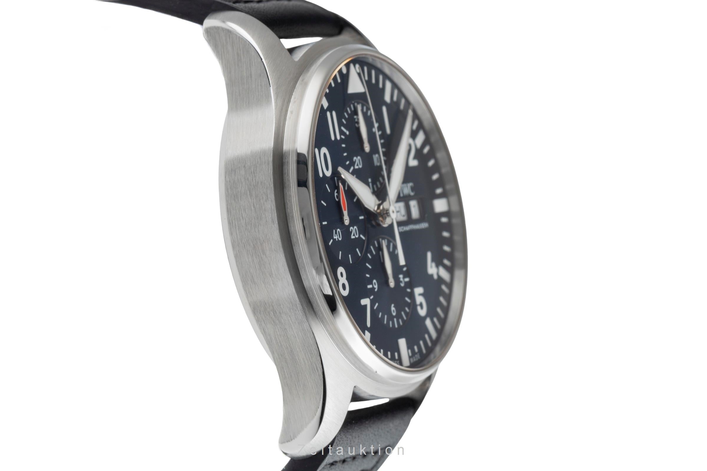 IWC Fliegerchronograph cronografo acciaio automatismo orologio da uomo IW377714 LP: 7800EUR  [2505194]
