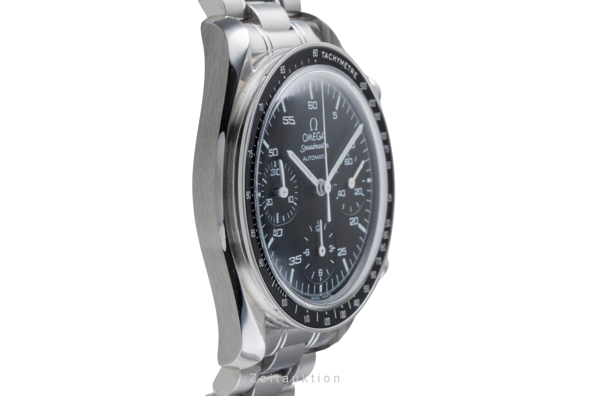 Omega Speedmaster chronograph steel automatic Kal. 3220 Ref