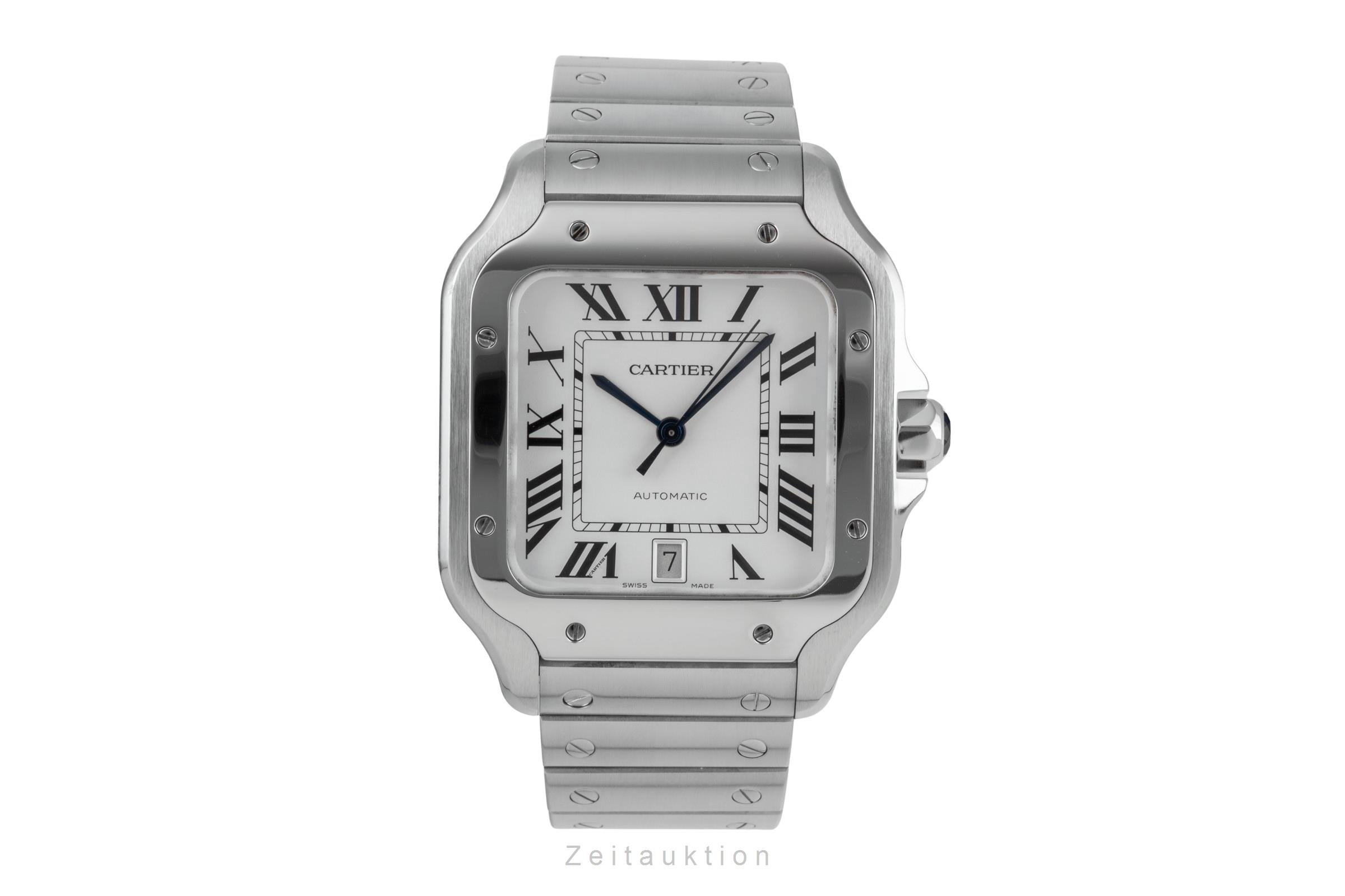 Cartier Santos steel automatic men's watch WSSA0009 LP: 8850EUR  [2505196]