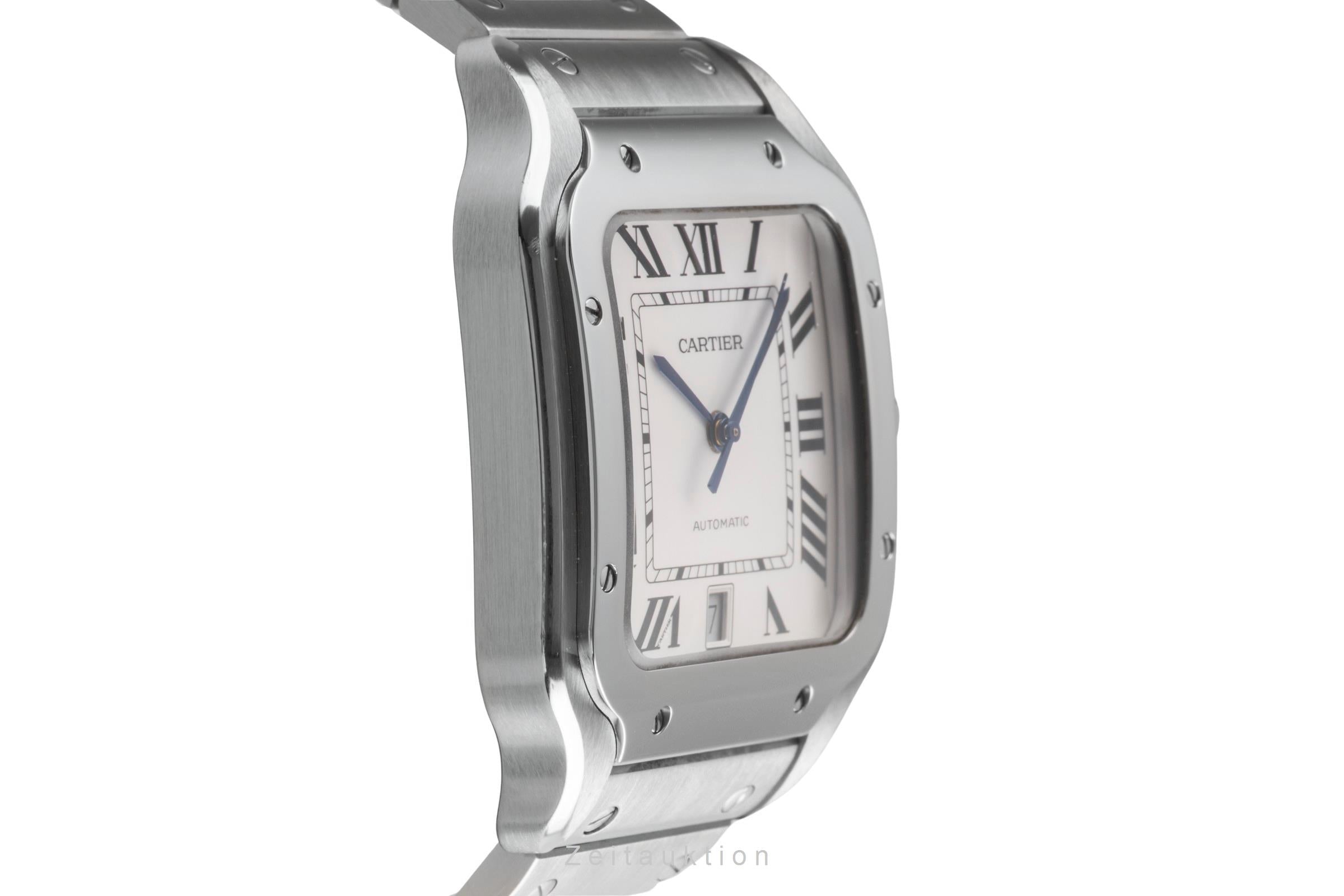 Cartier Santos steel automatic men's watch WSSA0009 LP: 8850EUR  [2505196]