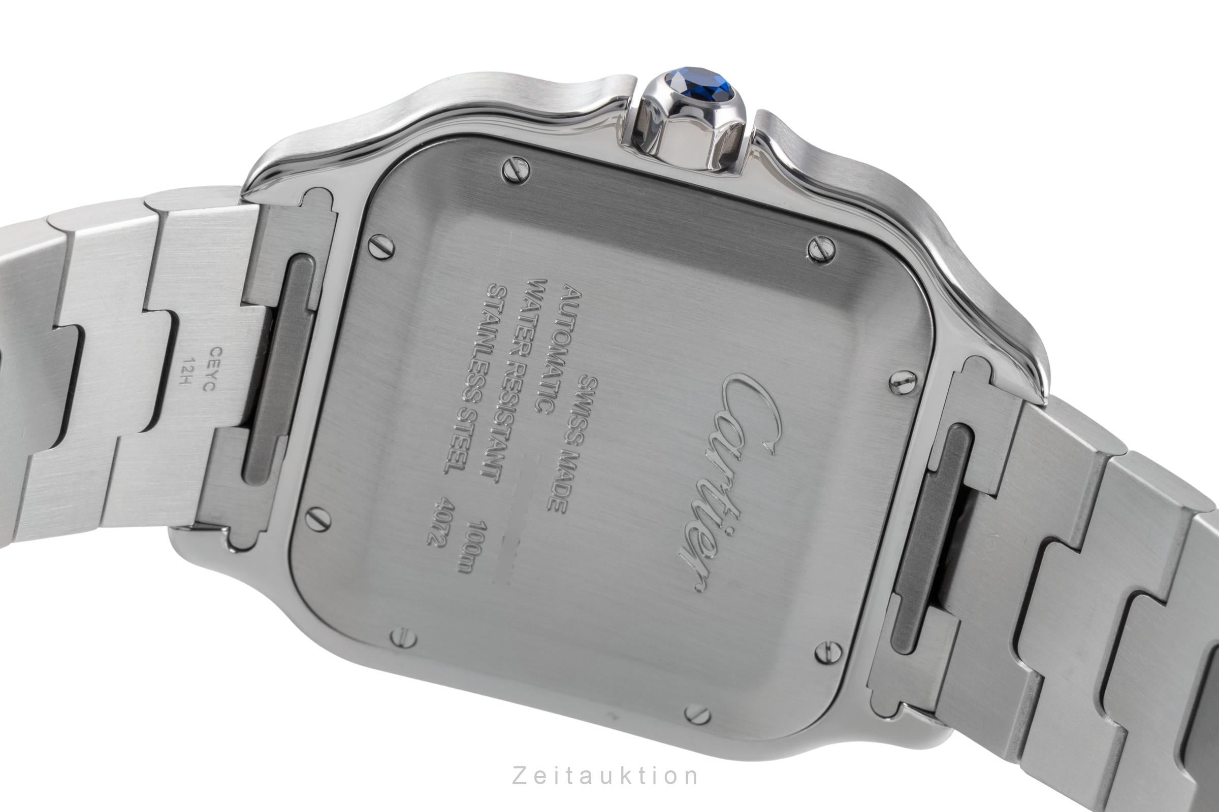 Cartier Santos steel automatic men's watch WSSA0009 LP: 8850EUR  [2505196]