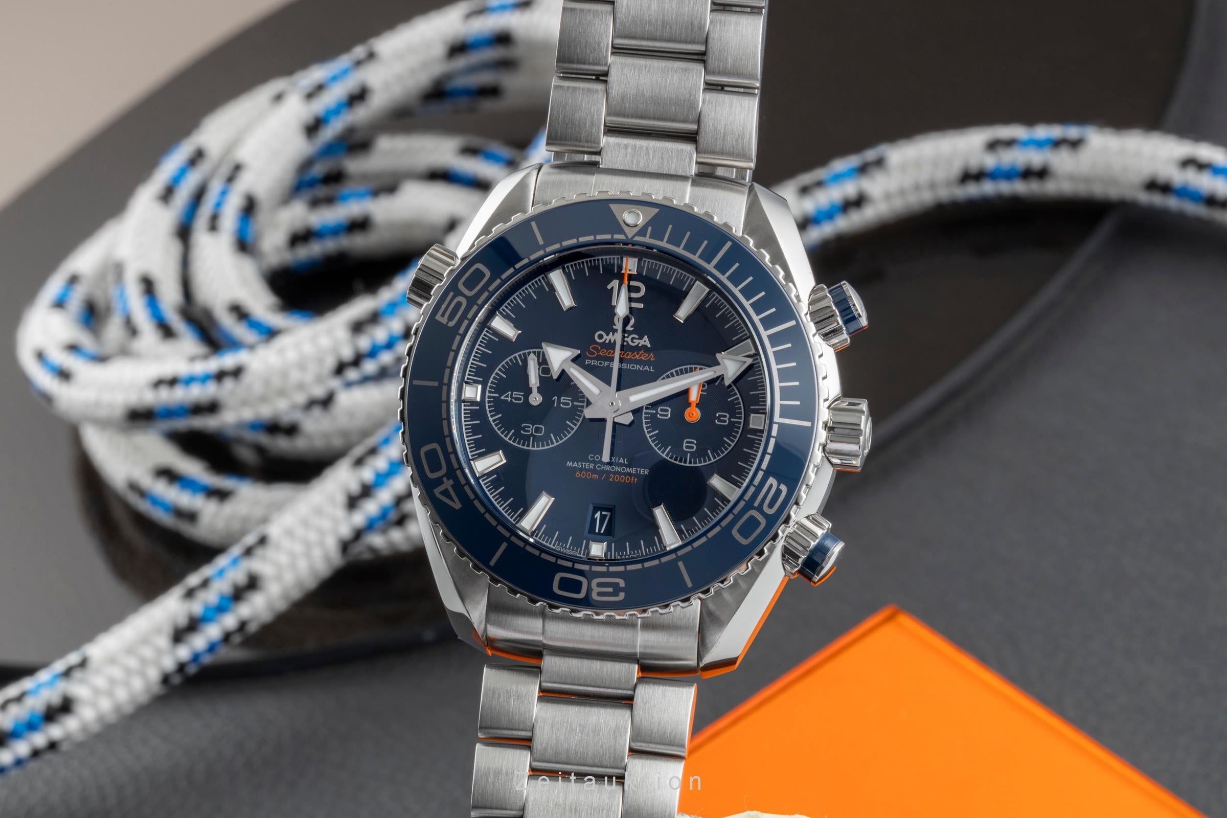 Omega Seamaster chronograph steel automatic men's watch 215.30.46.51.03.001 LP: 9900EUR  [2505197]