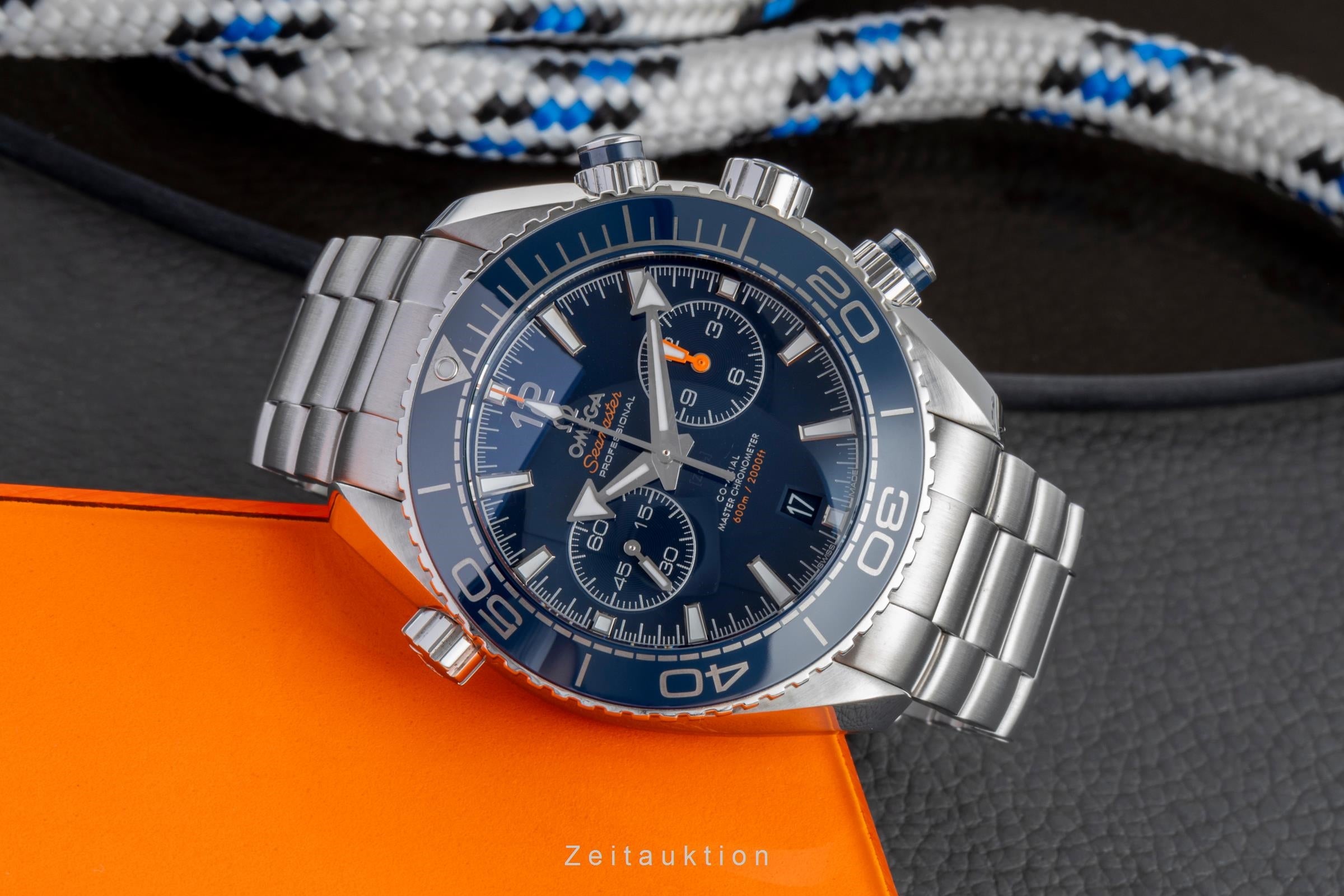Omega Seamaster chronograph steel automatic men's watch 215.30.46.51.03.001 LP: 9900EUR  [2505197]