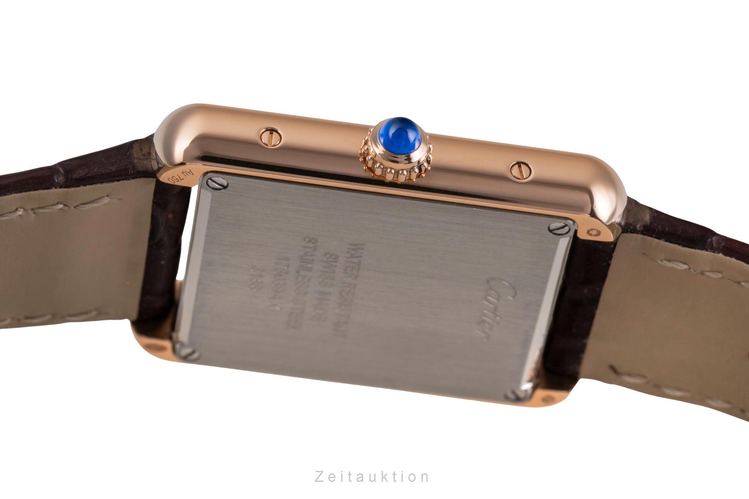 Cartier Tank oro rosado de 18 quilates cuarzo unisex W5200024  [2505200]