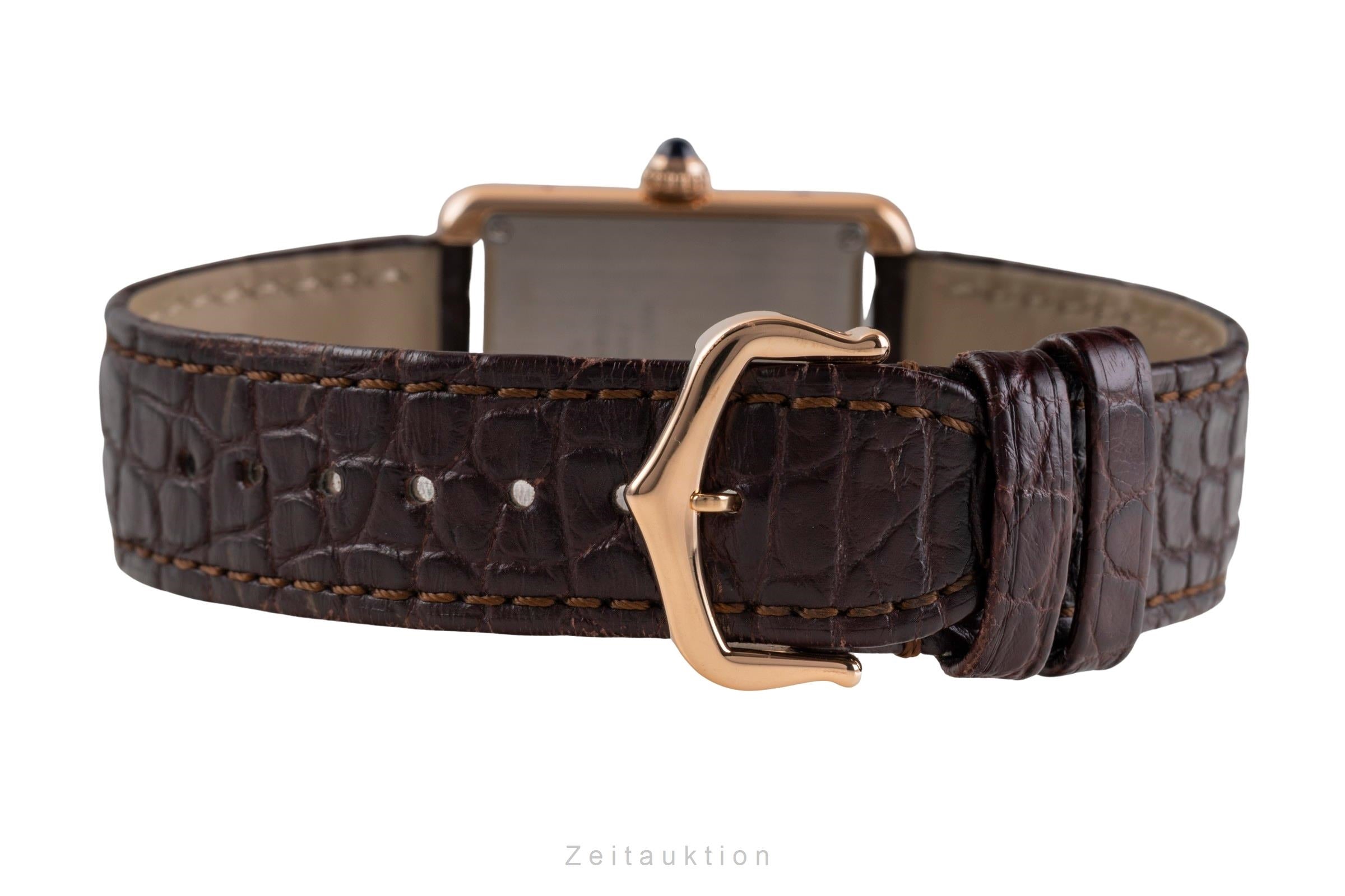 Cartier Tank oro rosado de 18 quilates cuarzo unisex W5200024  [2505200]