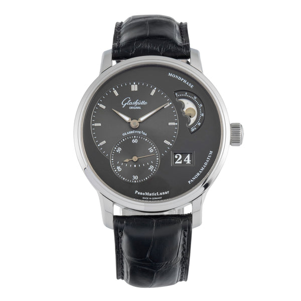 Glashütte Original PanoMaticLunar Edelstahl Ref. 1-90-02-43-32-05 NP: 11400,- € [2505204]
