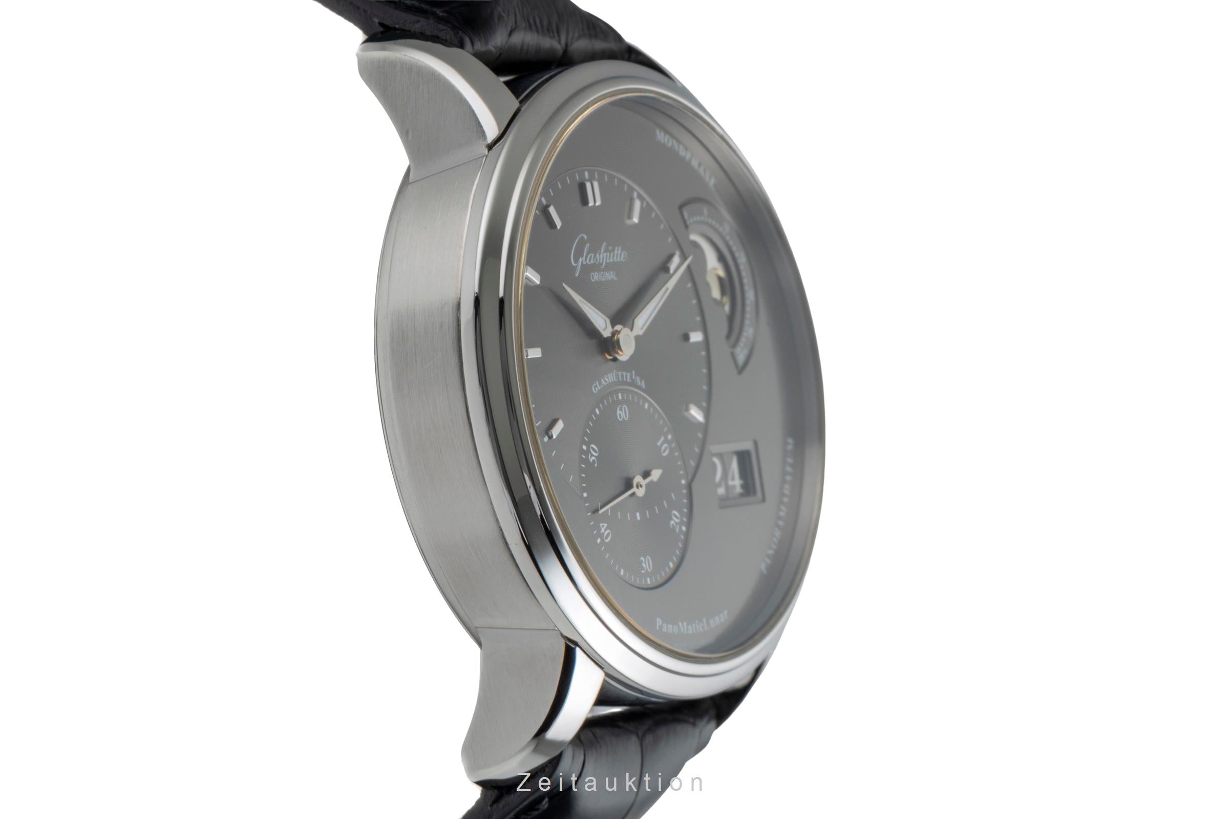 Glashütte Original PanoMaticLunar Edelstahl Ref. 1-90-02-43-32-05 NP: 11400,- € [2505204]